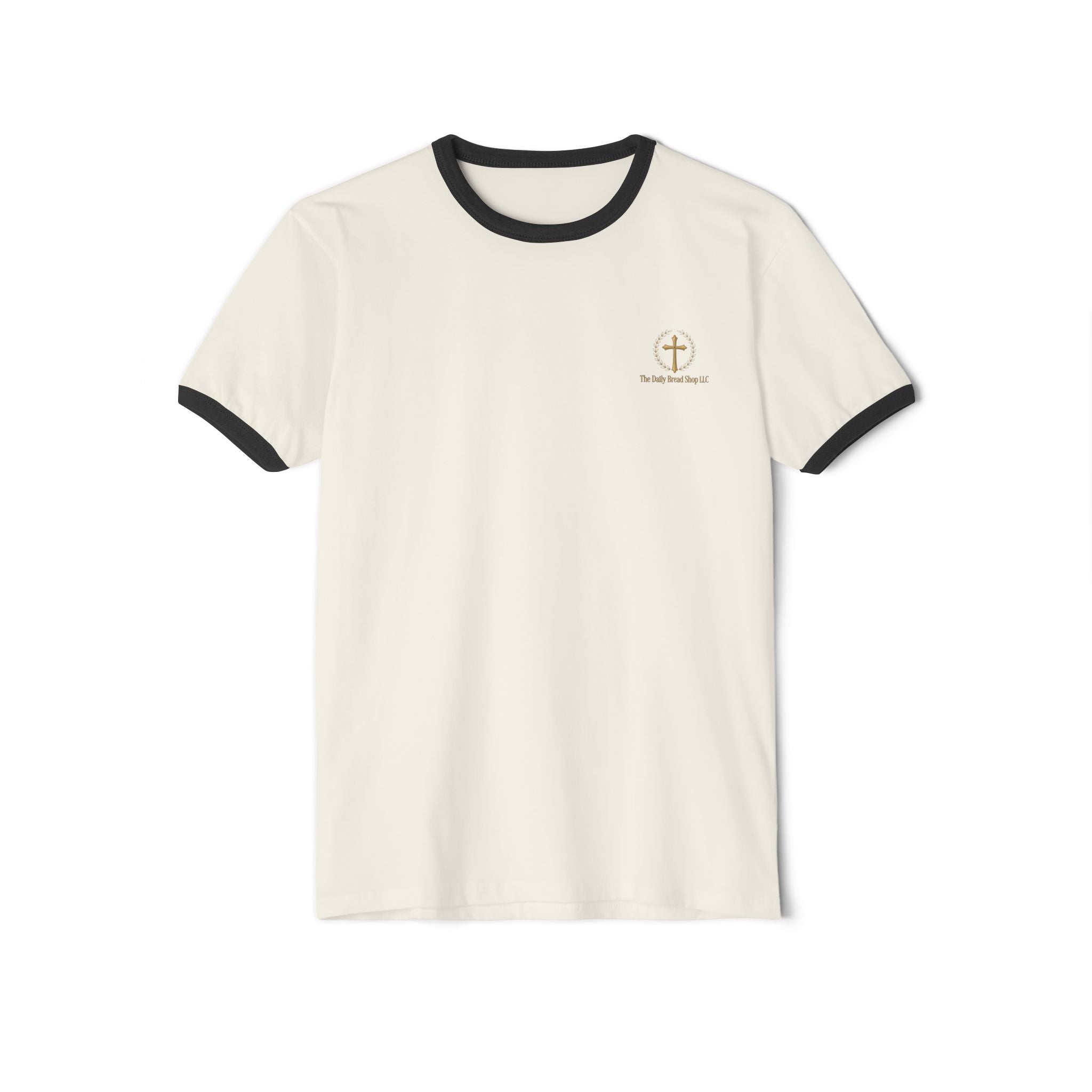 Introducing God Cross Ringer T-Shirt – Faith-Based Vintage Style