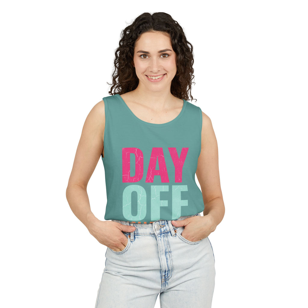 Day Off Hallelujah Tank Top — Funny Relaxation Vacation Shirt