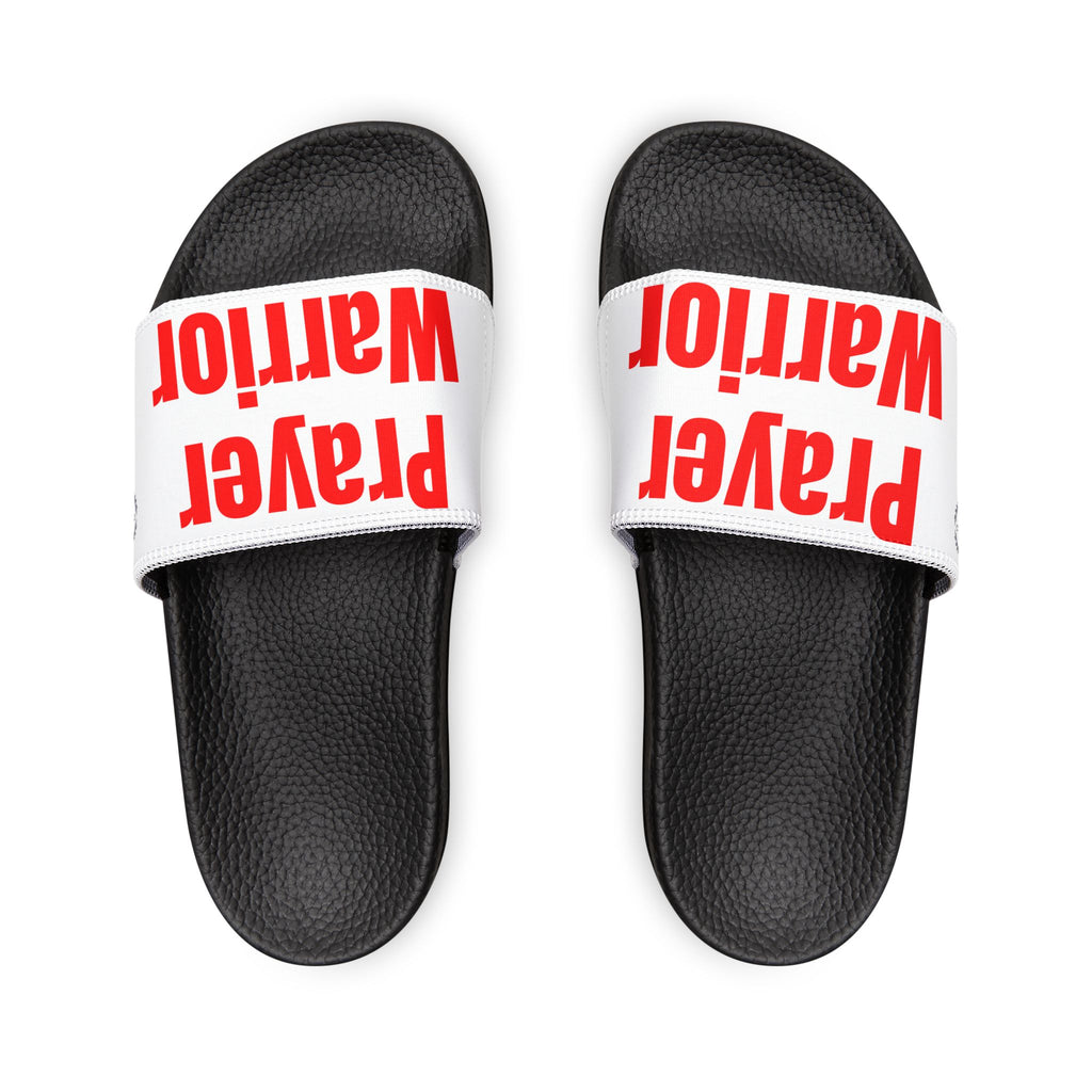 Prayer Warrior Slide Sandals for Men — Removable Strap Casual Beach & Pool Slides