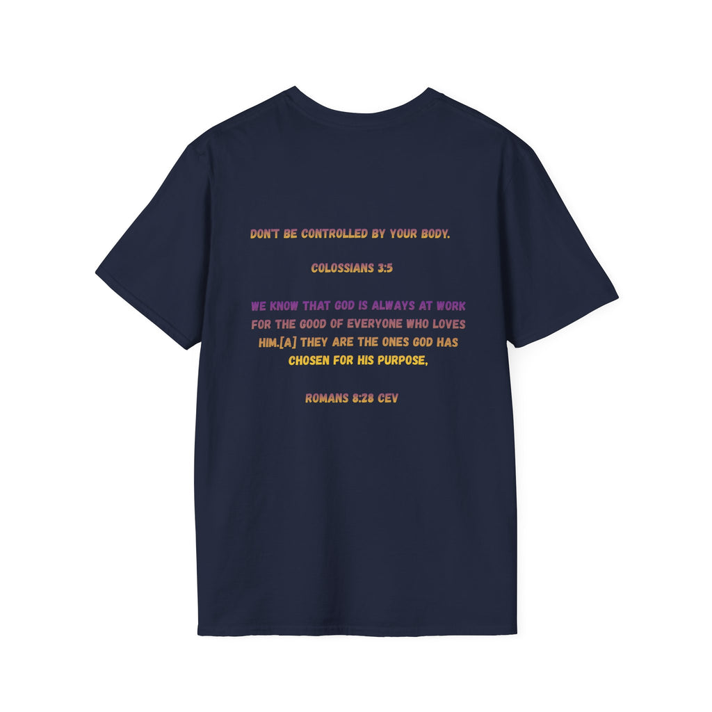 Christian Inspirational T-Shirt — Colossians 3:5 Faith Message