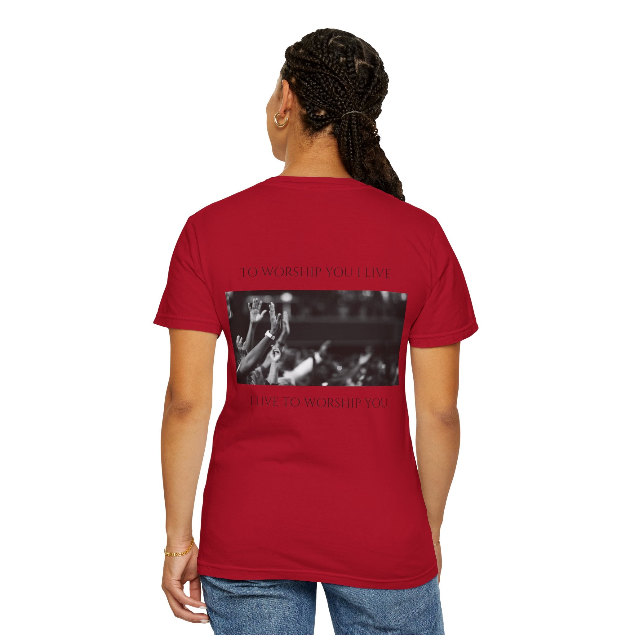 Worship Together T-Shirt — "To Worship You I Live" Graphic Tee