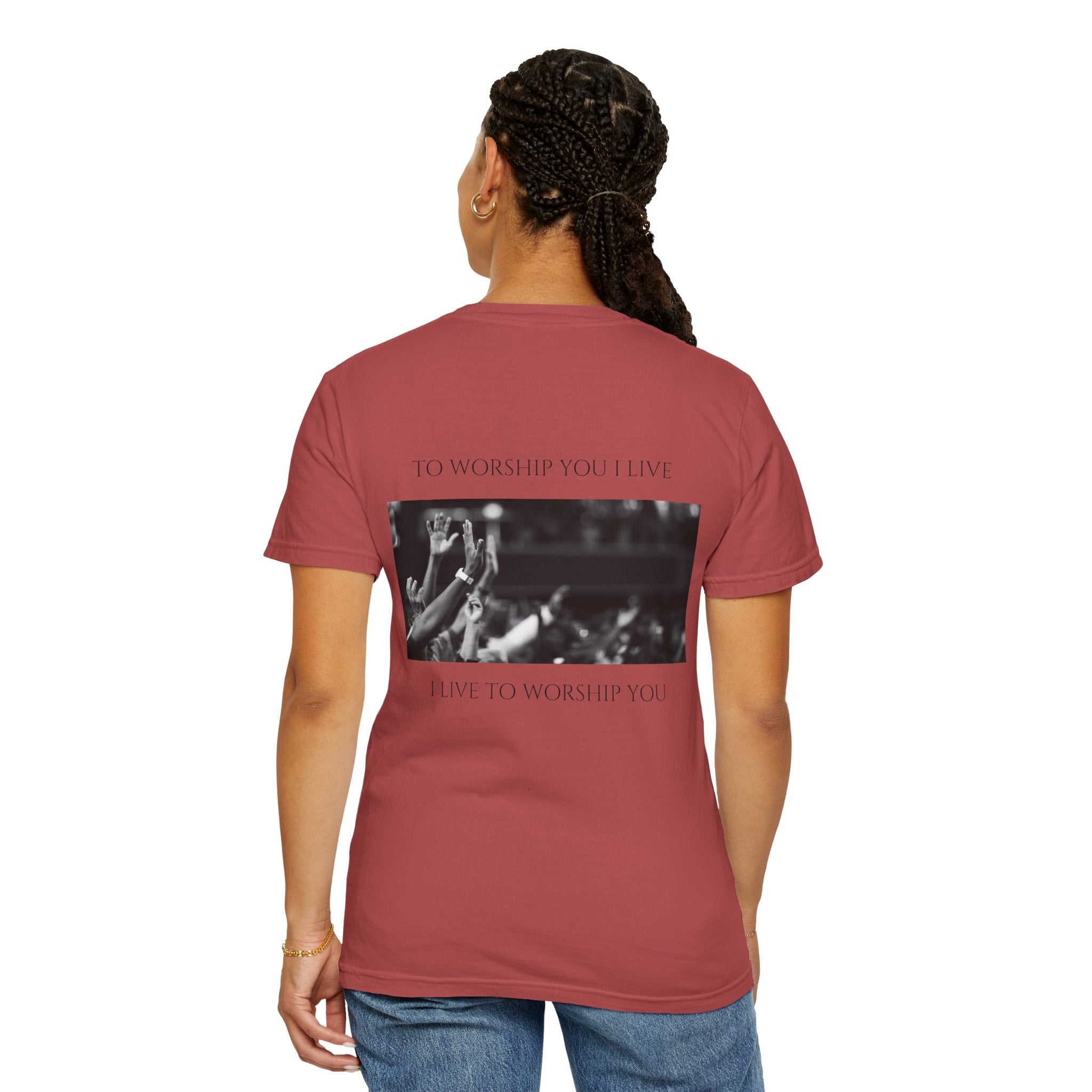 Worship Together T-Shirt — "To Worship You I Live" Graphic Tee