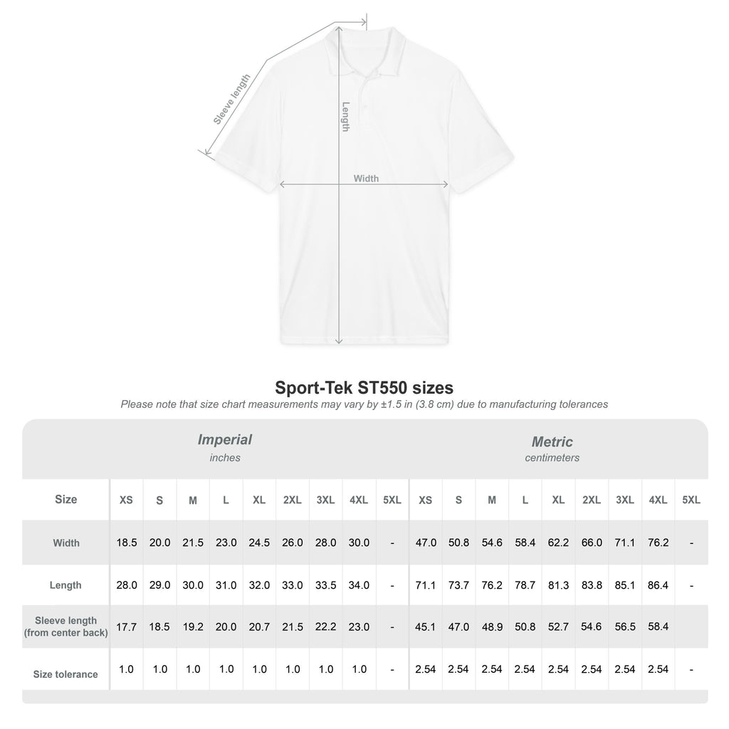 The Daily Bread Shop LLC Breathable Polo (Customizable)