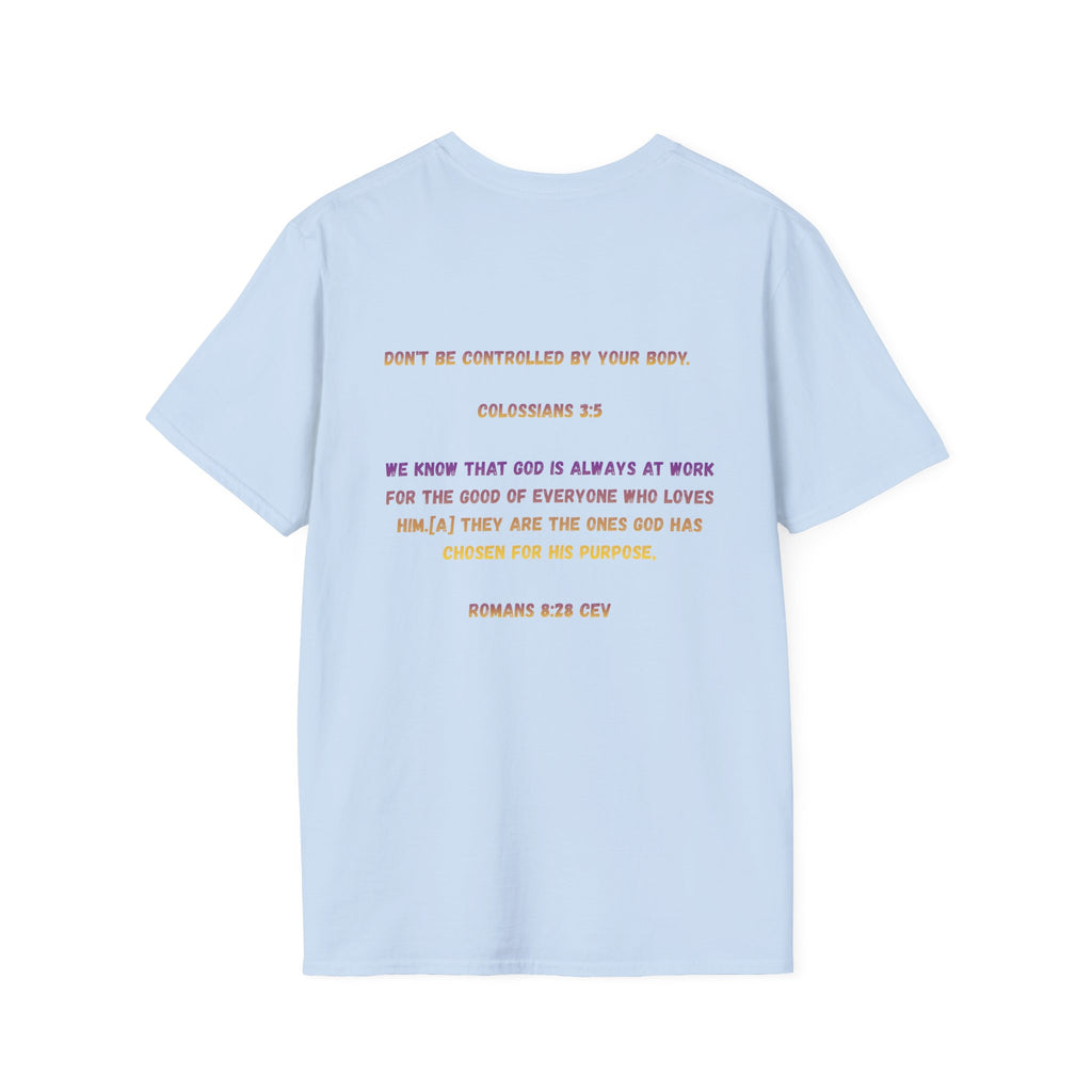 Christian Inspirational T-Shirt — Colossians 3:5 Faith Message