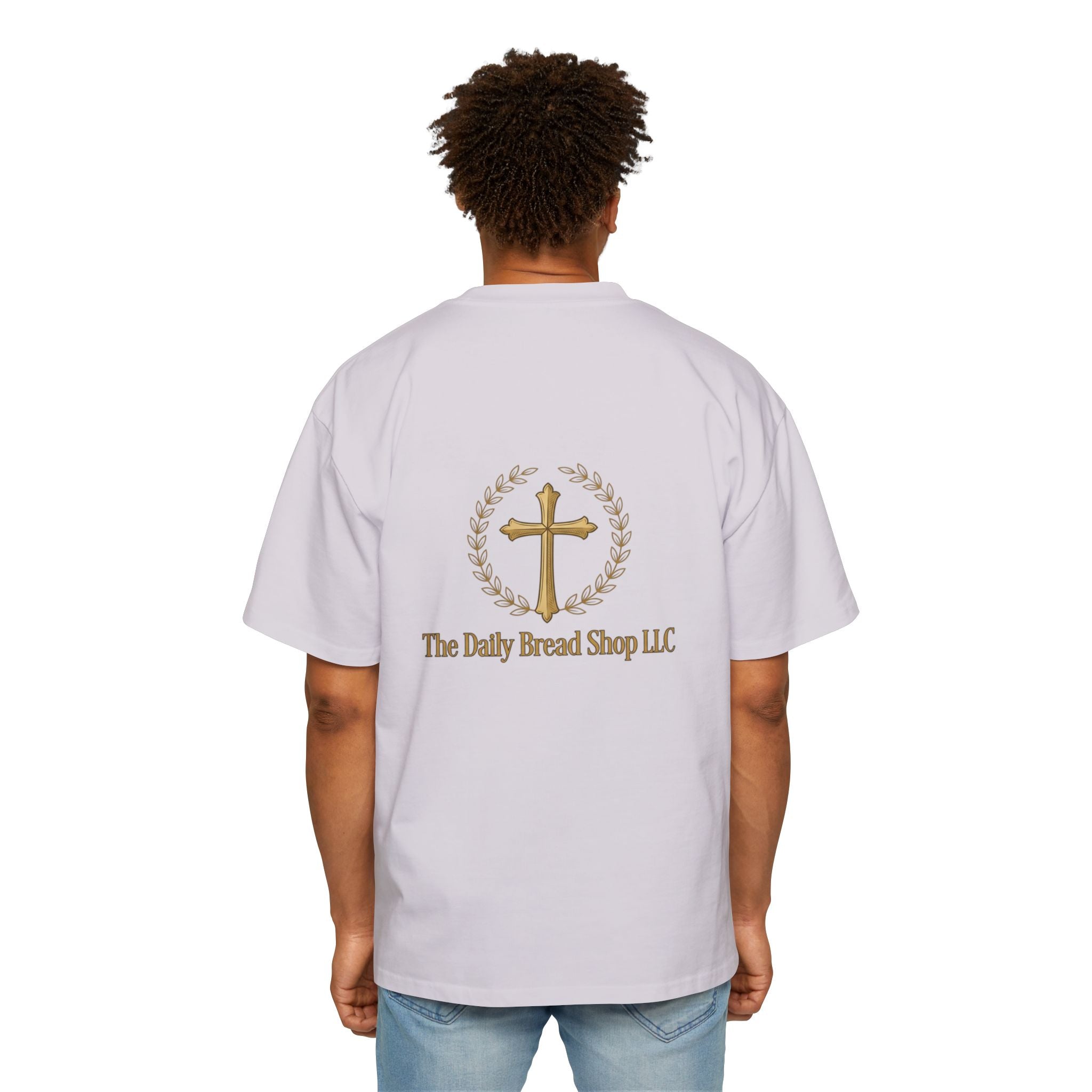 Christian Graphic Tee — "God Will Fight Your Battle" Oversized T‑Shirt