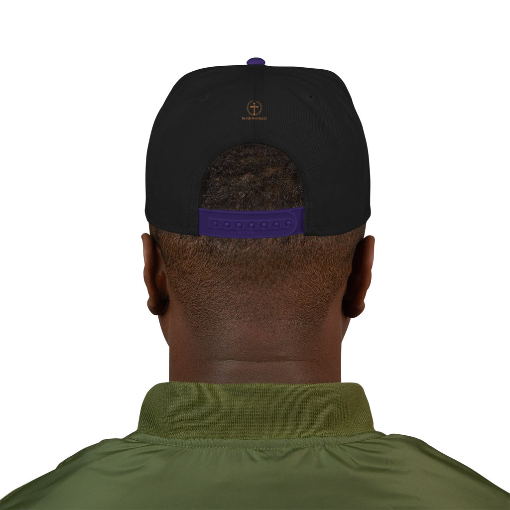 Embroidered "Alpha and Omega" Snapback Hat - Streetwear Trucker Cap