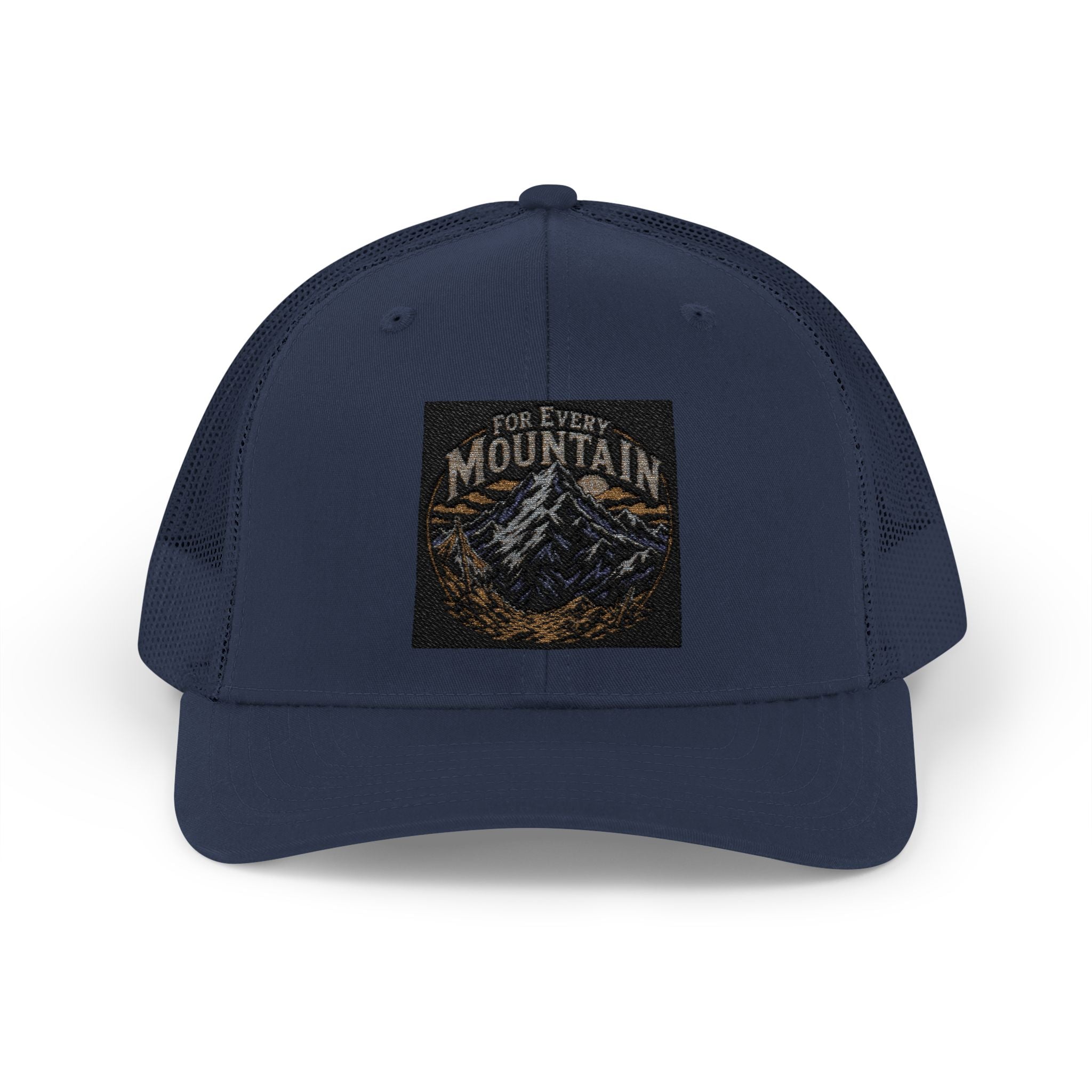 Mountain Patch Trucker Cap — Vintage Outdoor Snapback Hat
