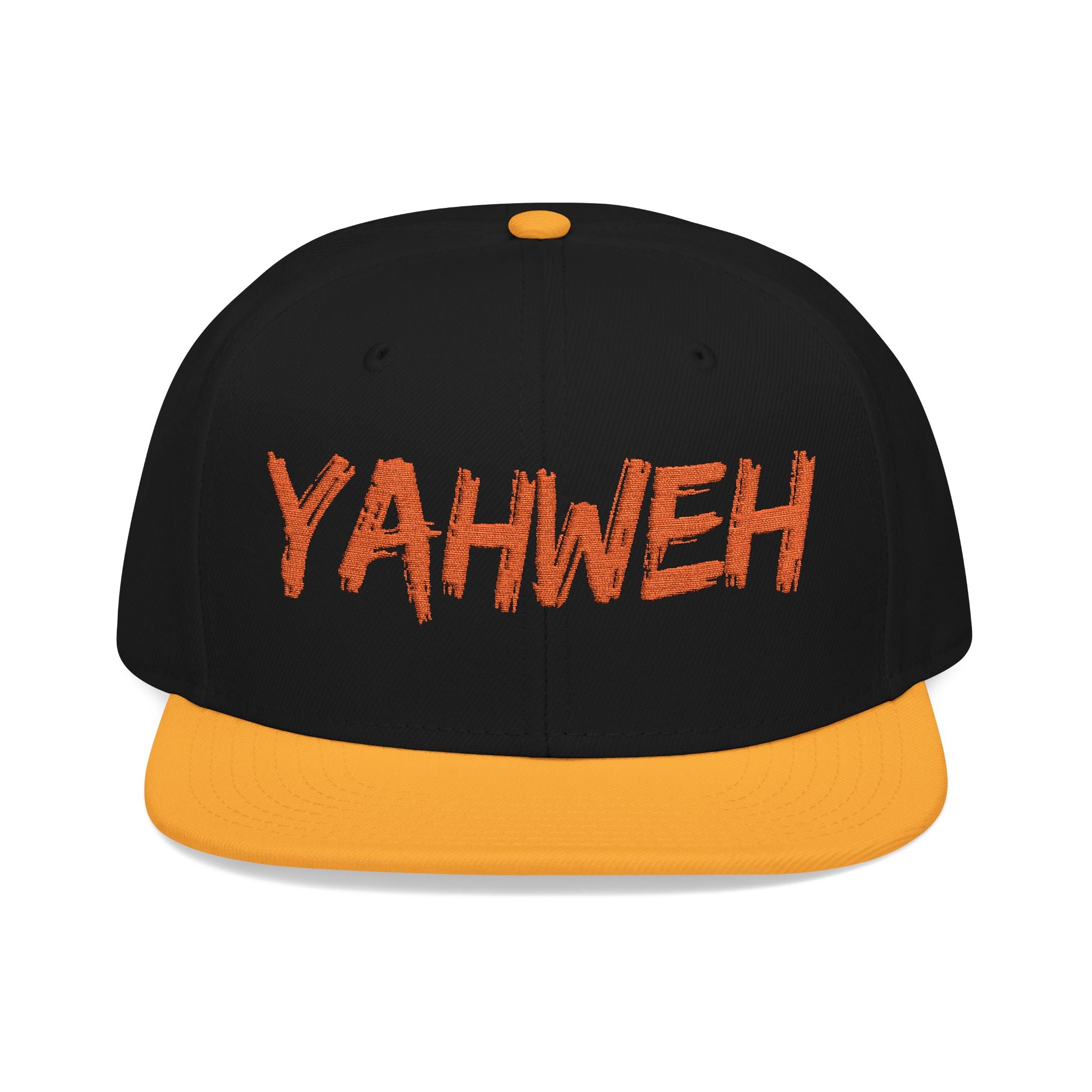 Embroidered "Yahweh" Snapback Hat - Streetwear Christian Cap