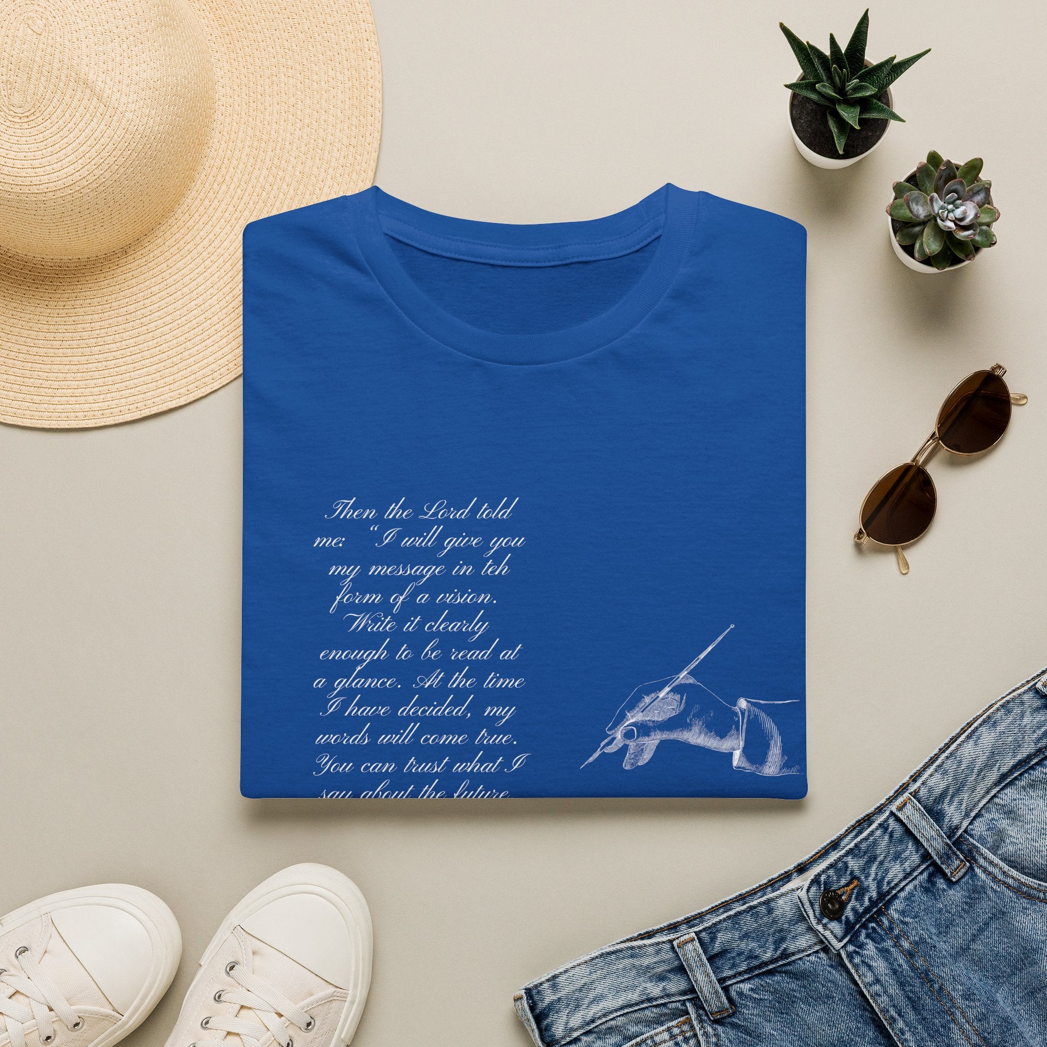 Soft T-Shirt — Write the Vision and Make it Plain (CEV)