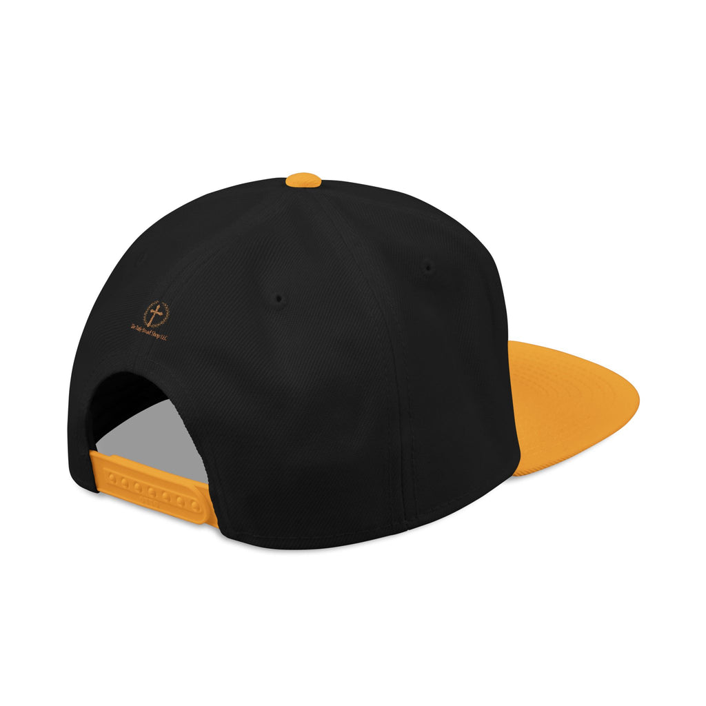 Embroidered Snapback Hat — “As For Me And My House, We Will Serve the Lord” Streetwear Cap