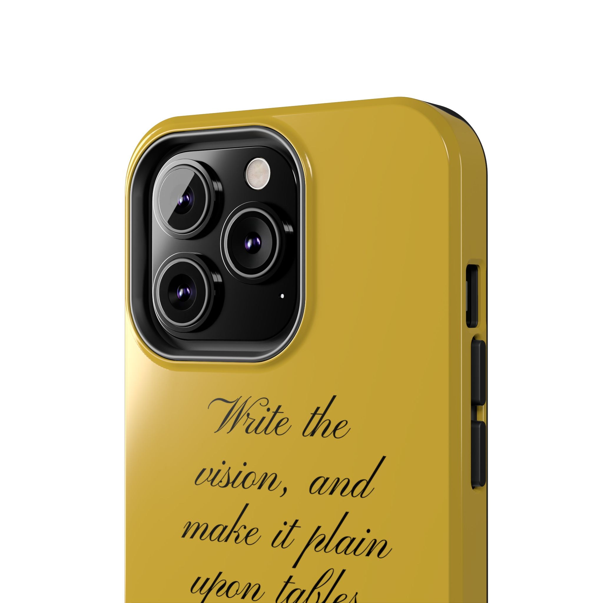 Habakkuk 2:2 Scriptural Tough Phone Case — "Write the vision" Christian Phone Cover