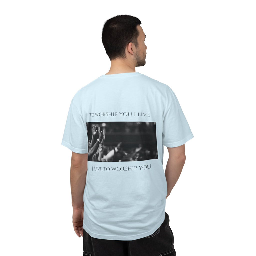 Worship Together T-Shirt — "To Worship You I Live" Graphic Tee