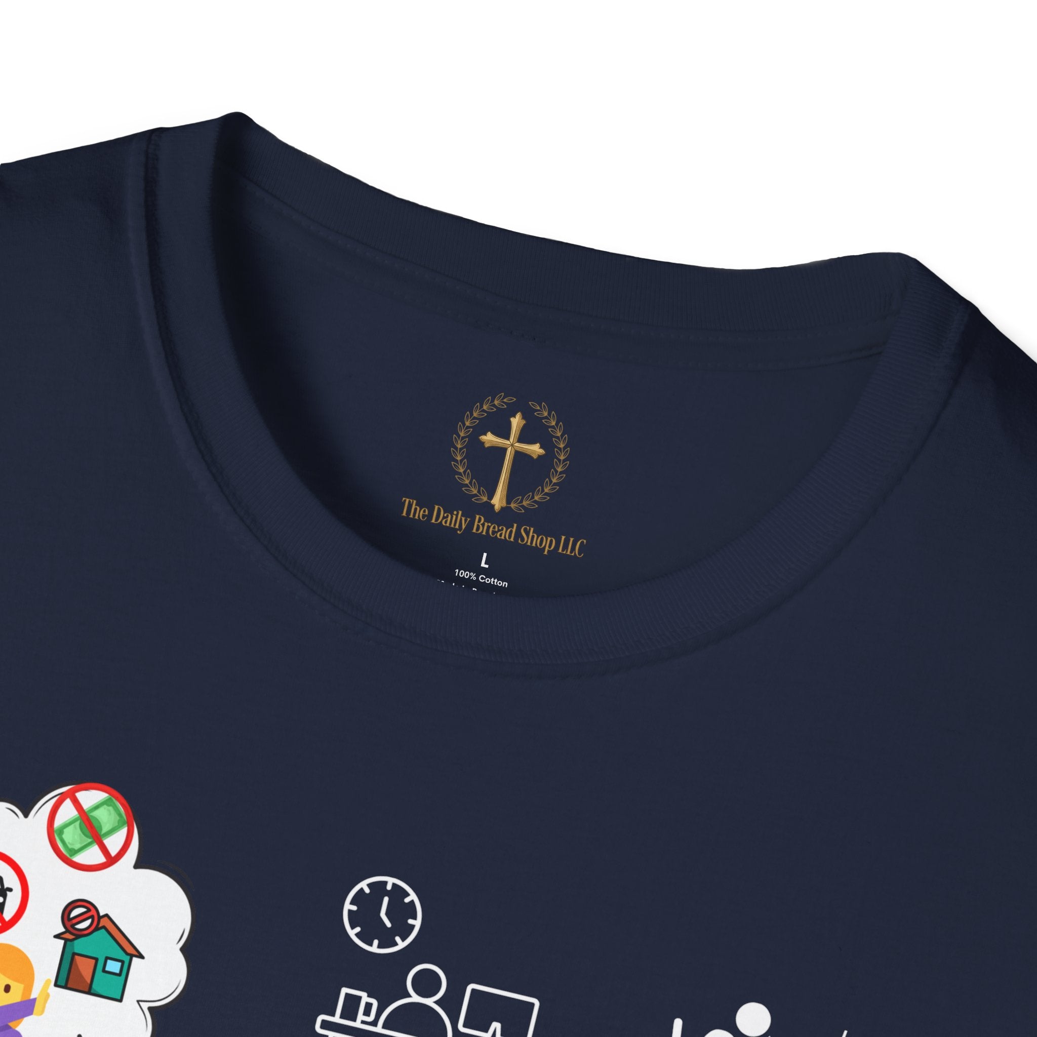Christian Inspirational T-Shirt — Colossians 3:5 Faith Message