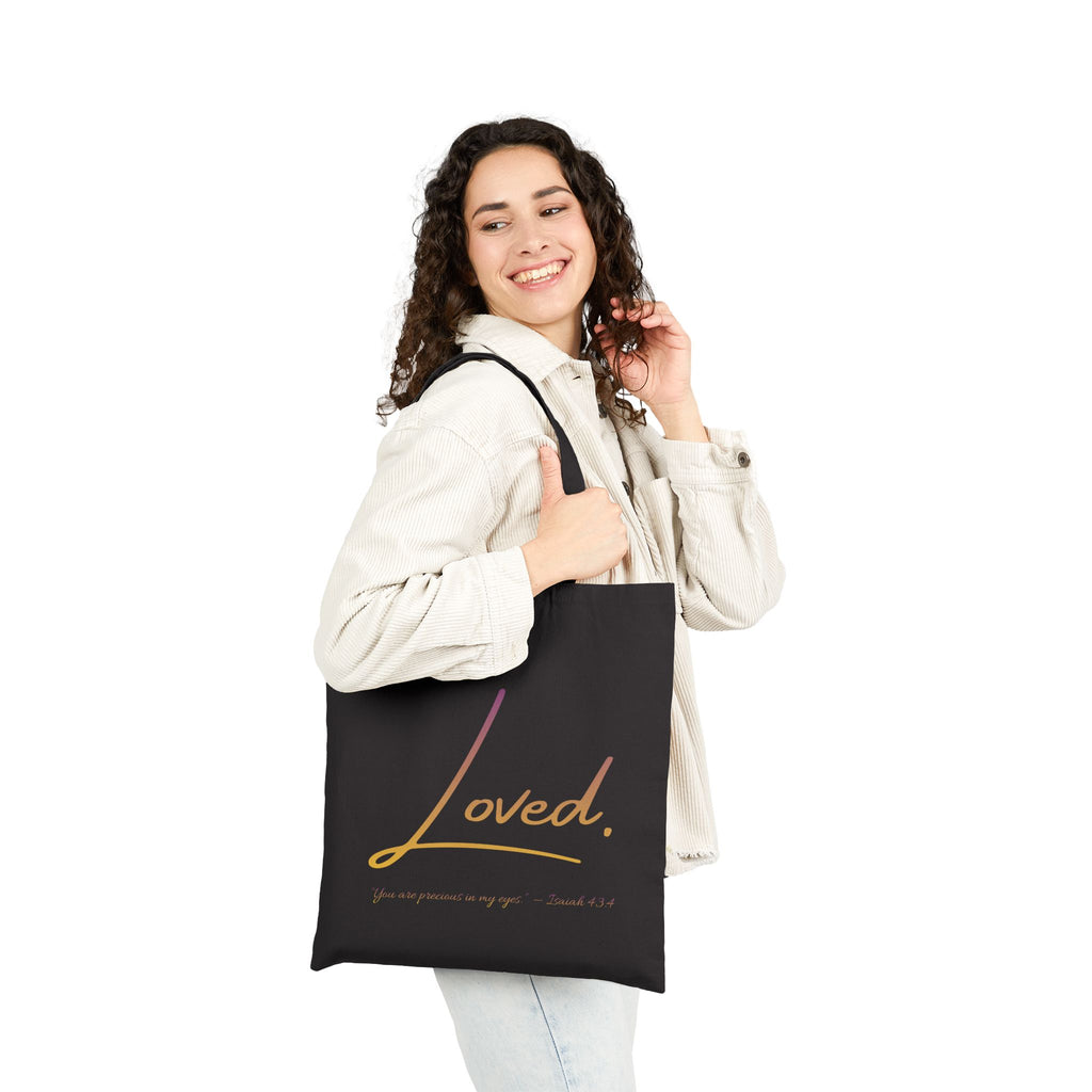 Loved. Canvas Tote Bag  for Gifts & Everyday