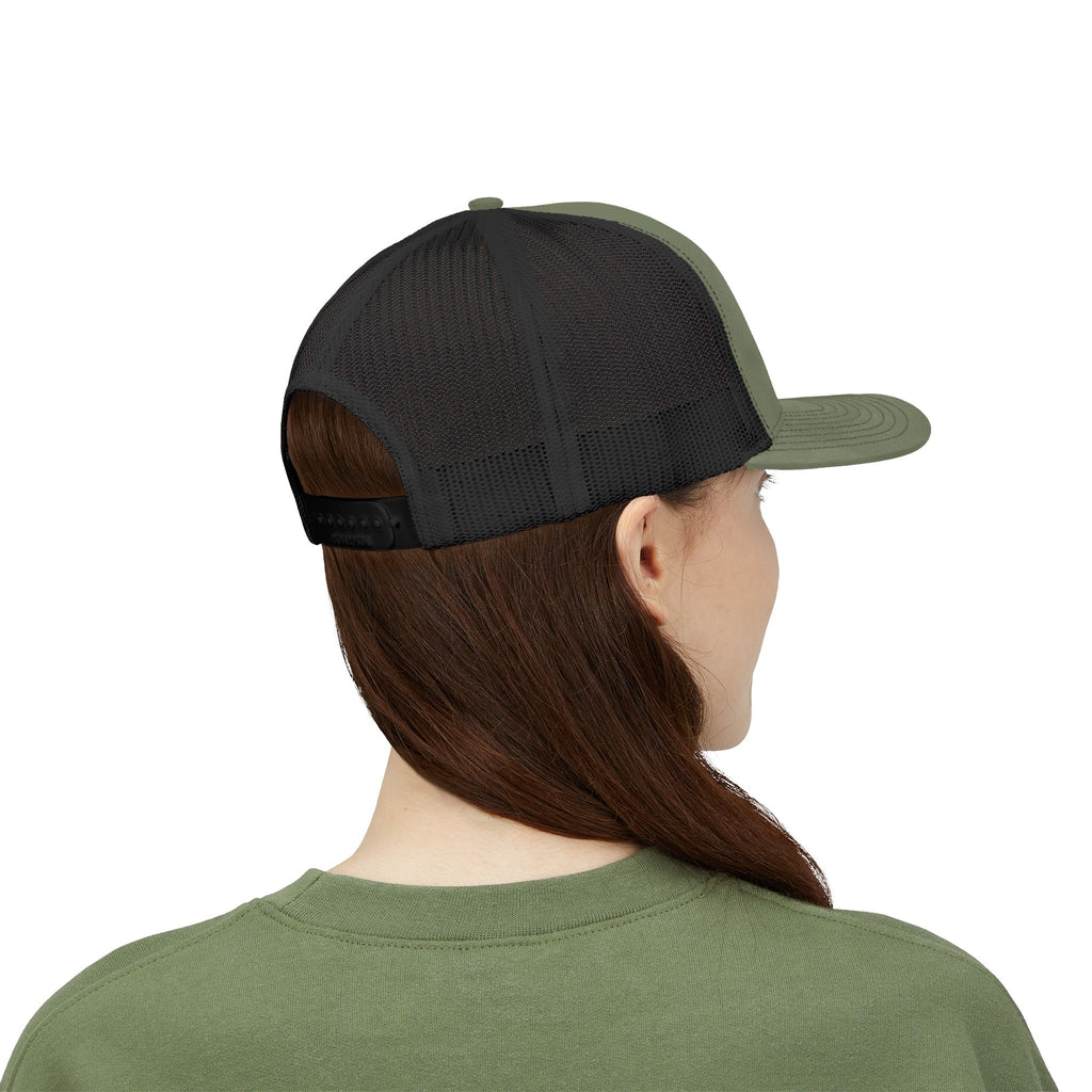 1 Corinthians 13:4-5 Trucker Cap — Customizable Mesh Back Hat