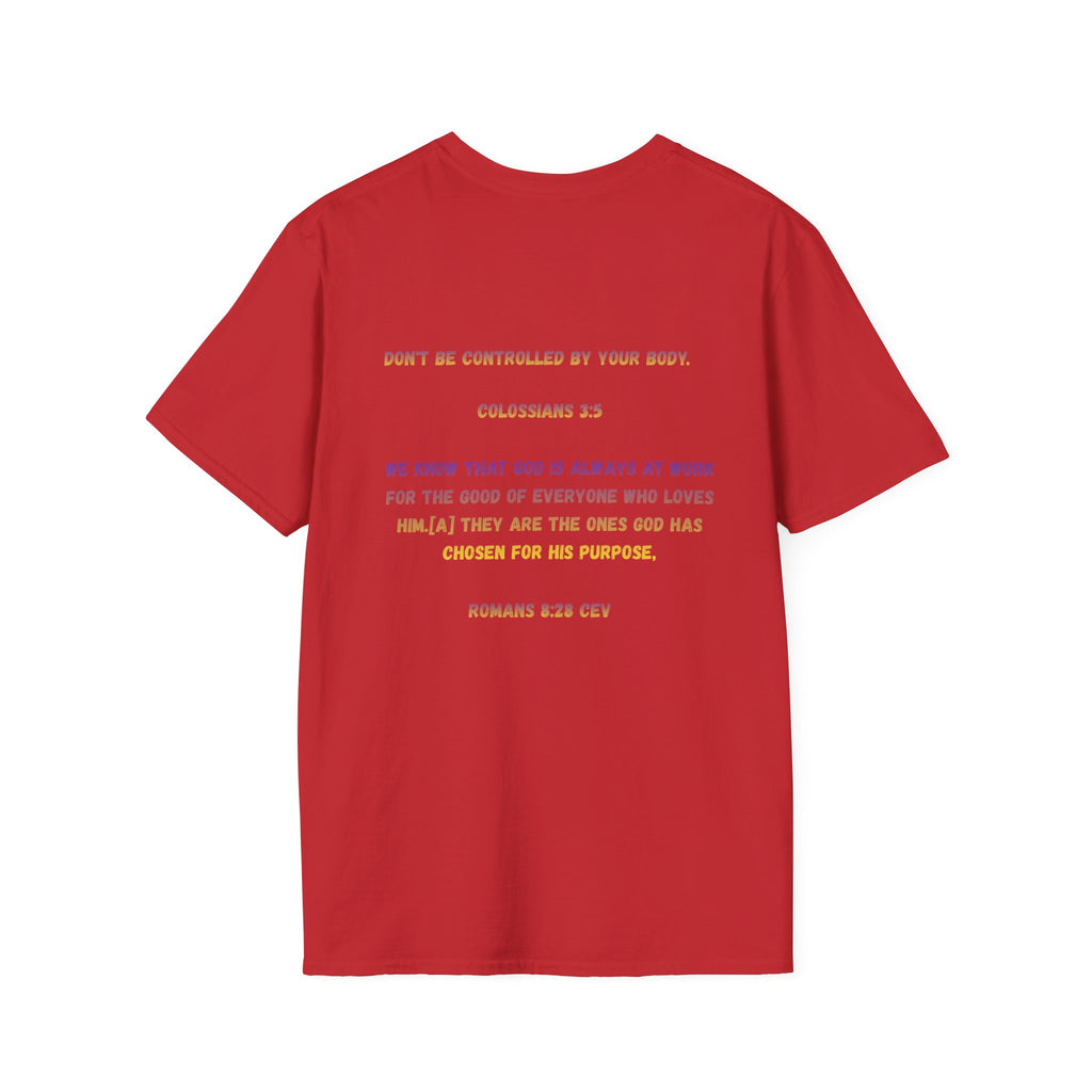 Christian Inspirational T-Shirt — Colossians 3:5 Faith Message