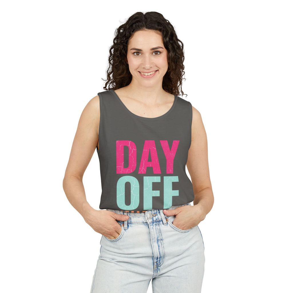Day Off Hallelujah Tank Top — Funny Relaxation Vacation Shirt