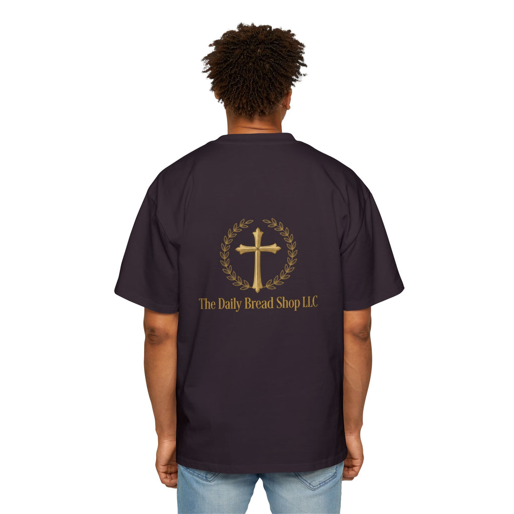 Christian Jesus Graphic Tee — "Don't Make It Hard For Jesus" Oversized Shirt