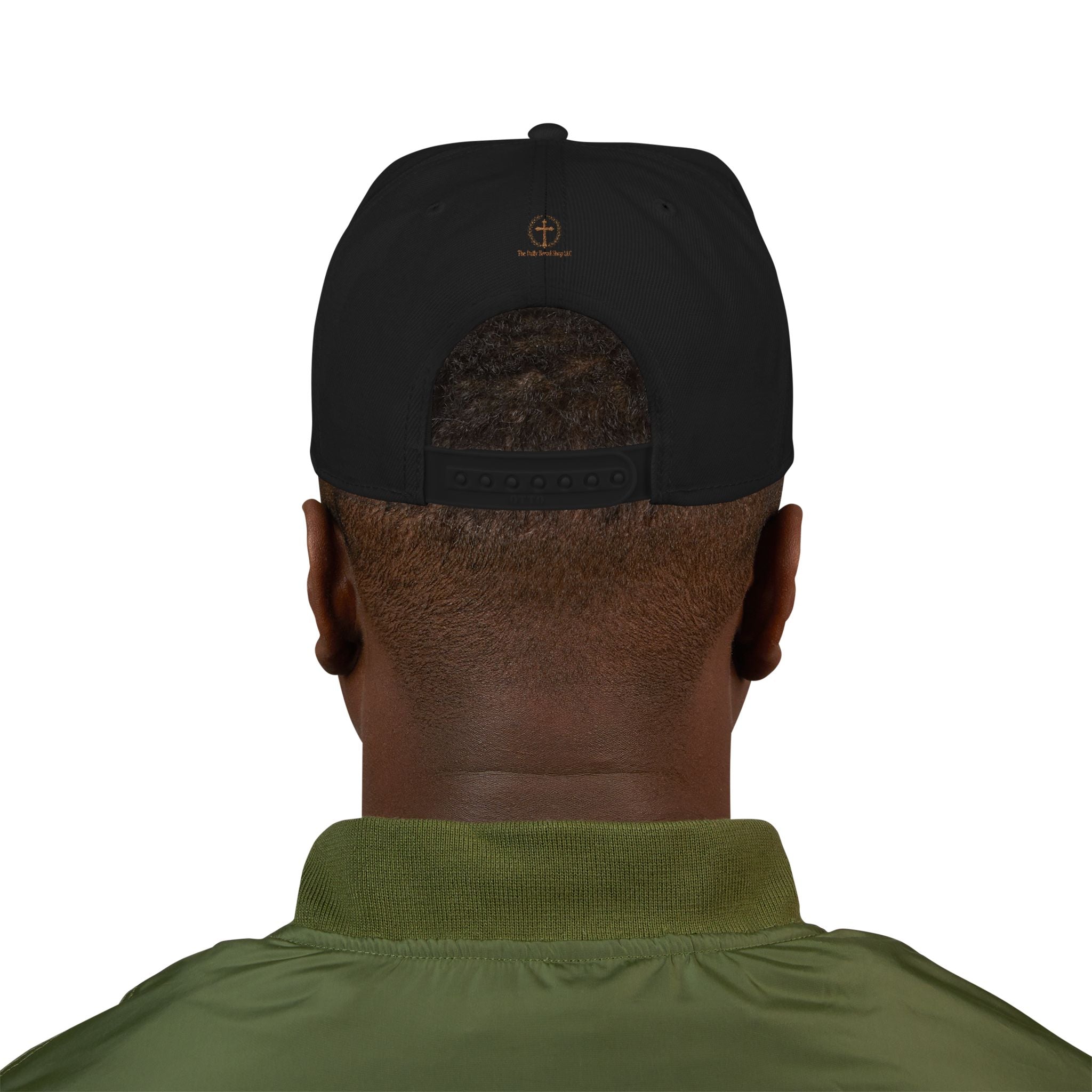 Embroidered Snapback Hat — “As For Me And My House, We Will Serve the Lord” Streetwear Cap