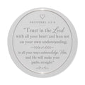 Proverbs 3:5-6 Round Vinyl Sticker — “Trust in the Lord” Inspirational Faith Decal