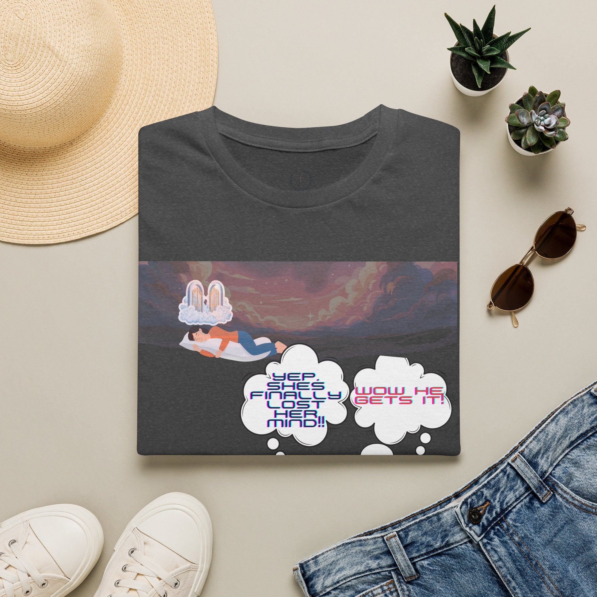 T-Shirt — 'Stop Sharing the Vision' Inspirational Conversation Graphic Tee