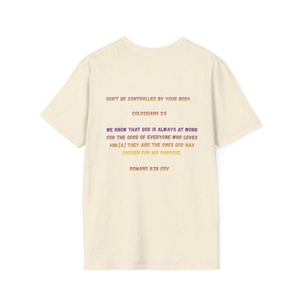 Christian Inspirational T-Shirt — Colossians 3:5 Faith Message