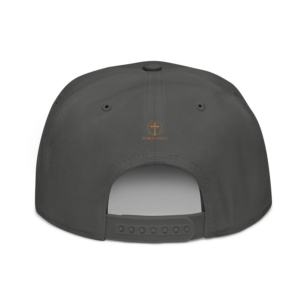 Embroidered Snapback Hat — “As For Me And My House, We Will Serve the Lord” Streetwear Cap