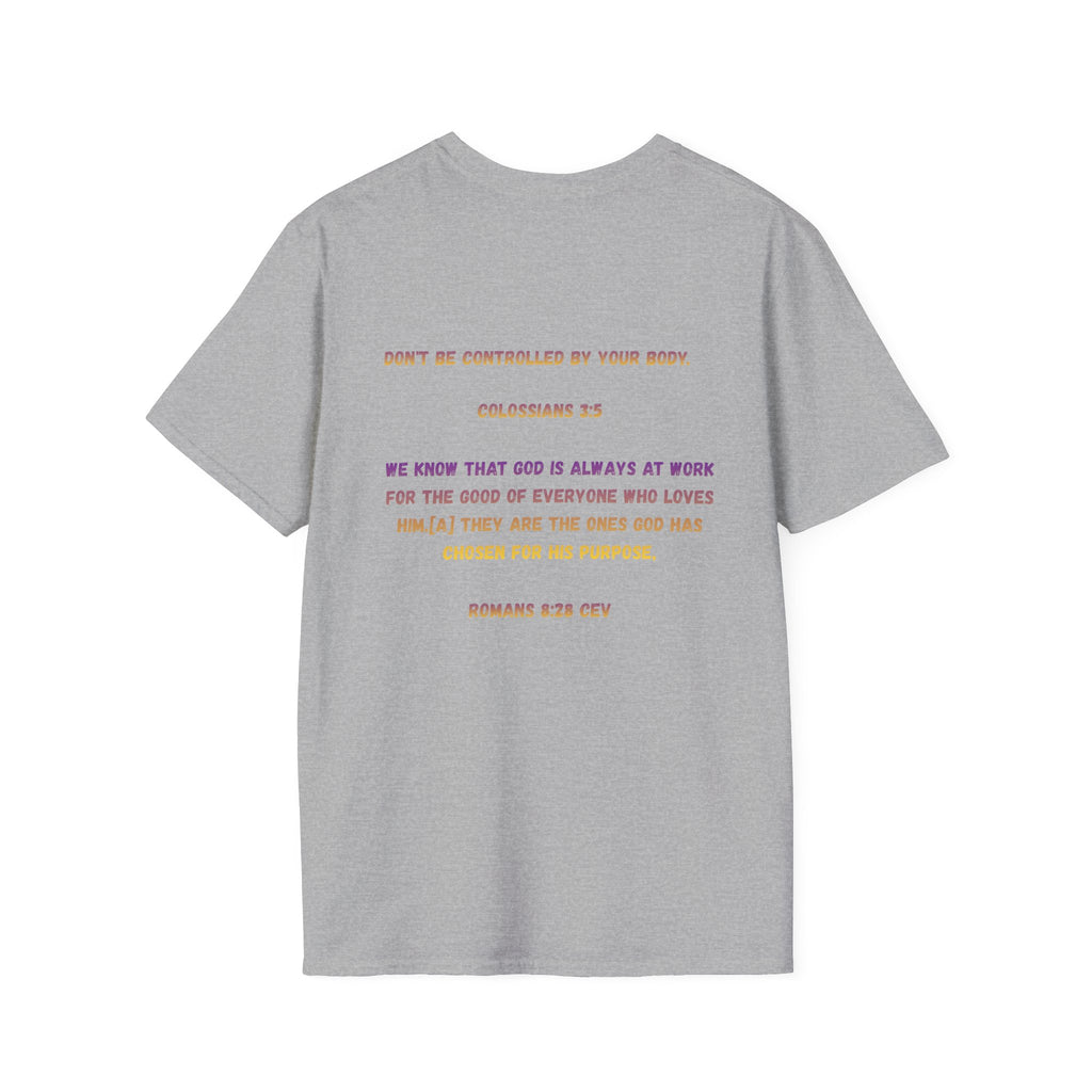 Christian Inspirational T-Shirt — Colossians 3:5 Faith Message