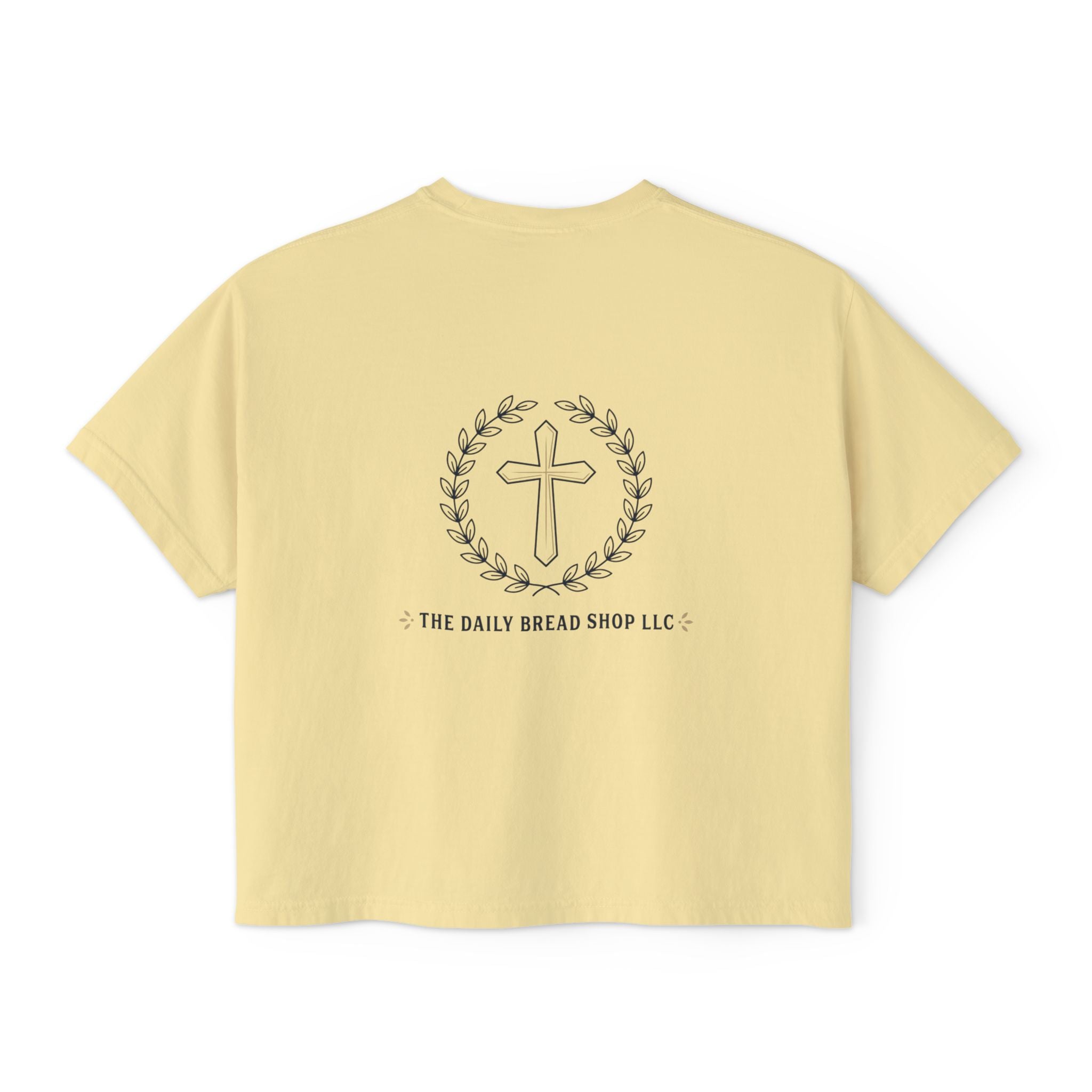 Women's Christian Boxy Tee — Write the Vision and Make it Plain (KJV)