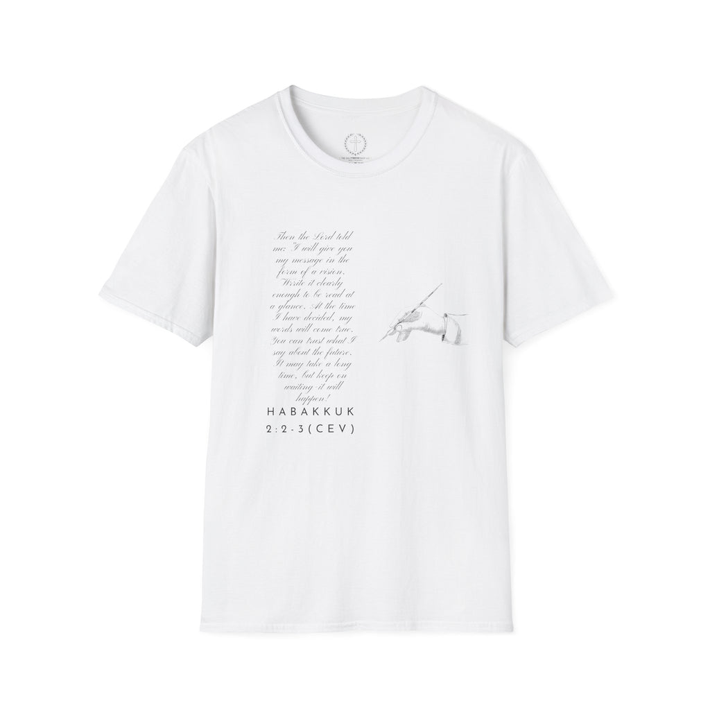 Soft T-Shirt — Write the Vision and Make it Plain (CEV)