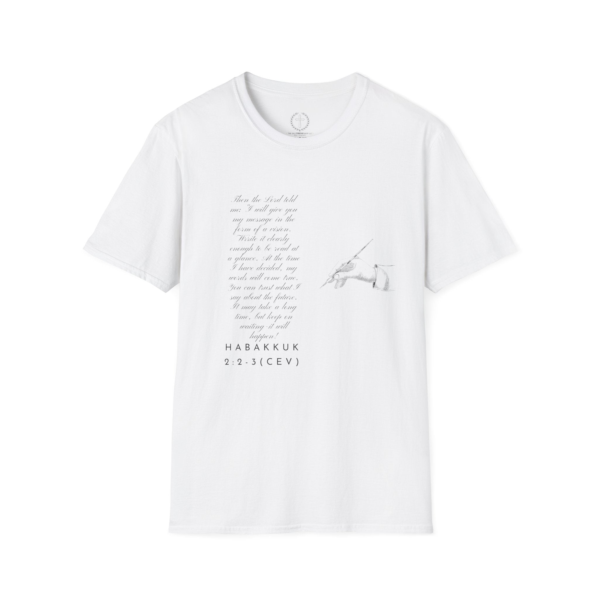 Soft T-Shirt — Write the Vision and Make it Plain (CEV)