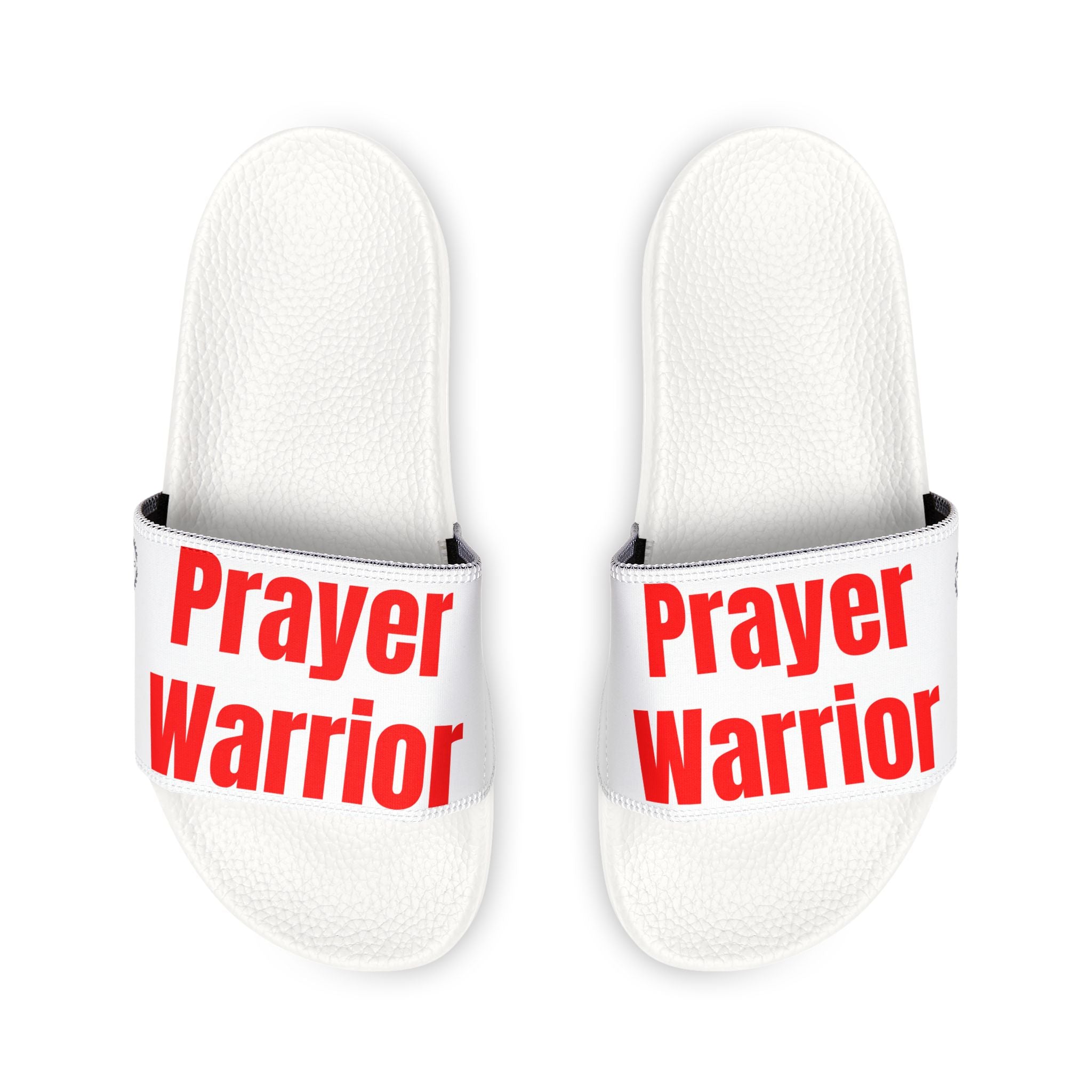 Prayer Warrior Slide Sandals for Men — Removable Strap Casual Beach & Pool Slides