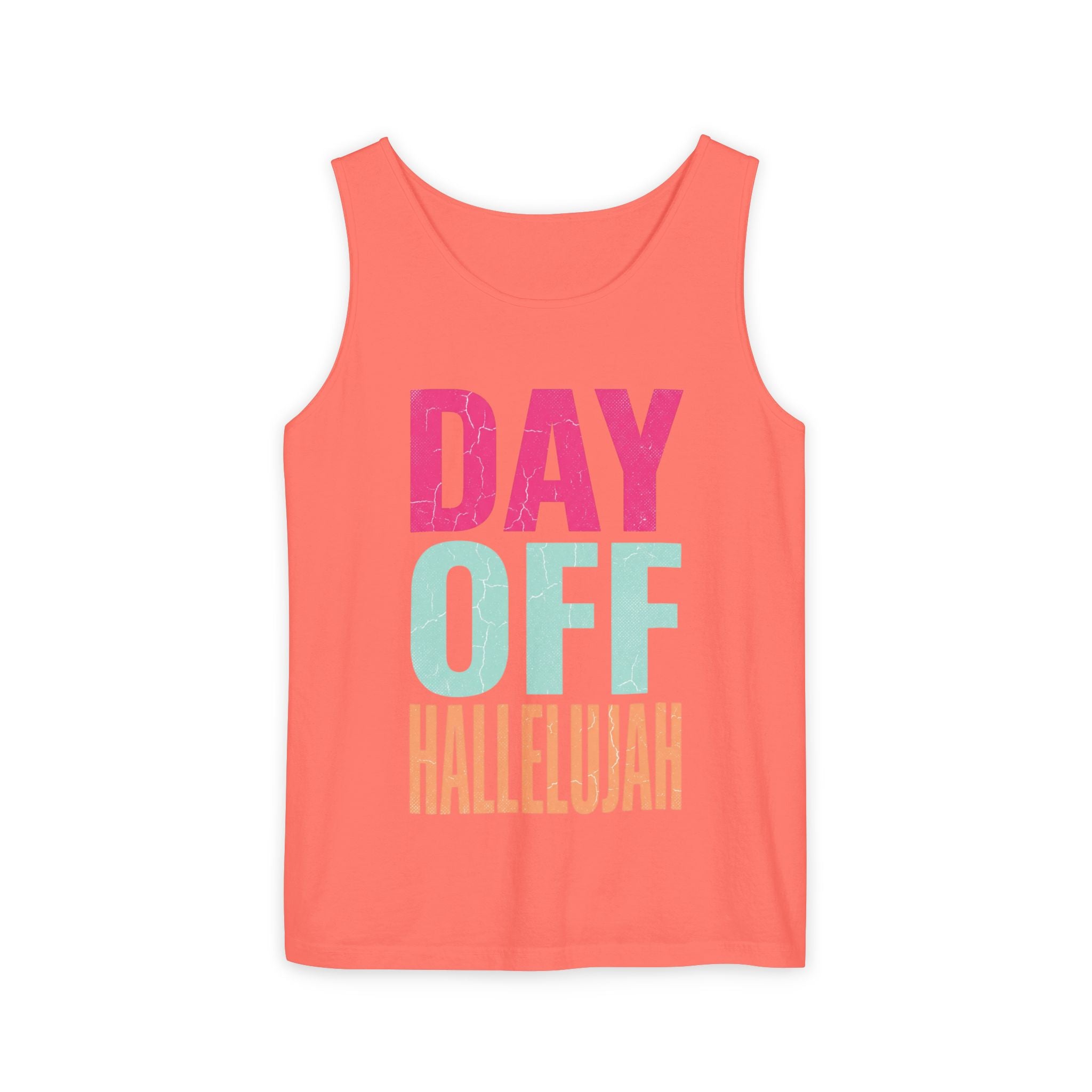 Day Off Hallelujah Tank Top — Funny Relaxation Vacation Shirt