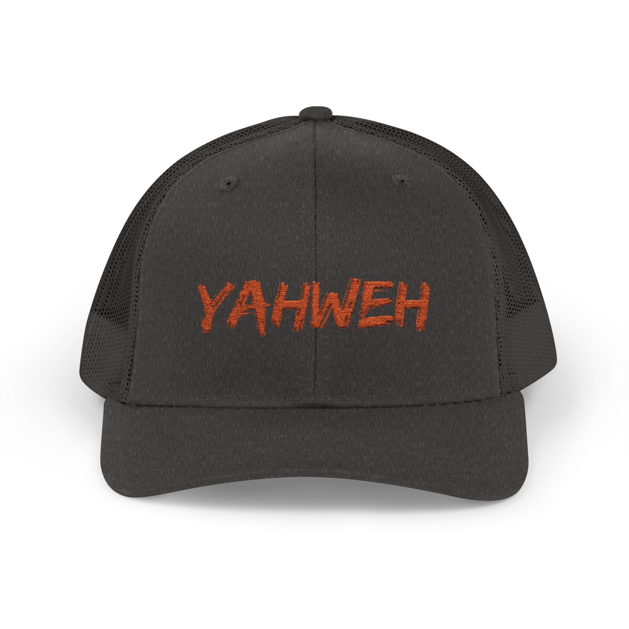 Yahweh Embroidered Trucker Cap (Mesh Back)