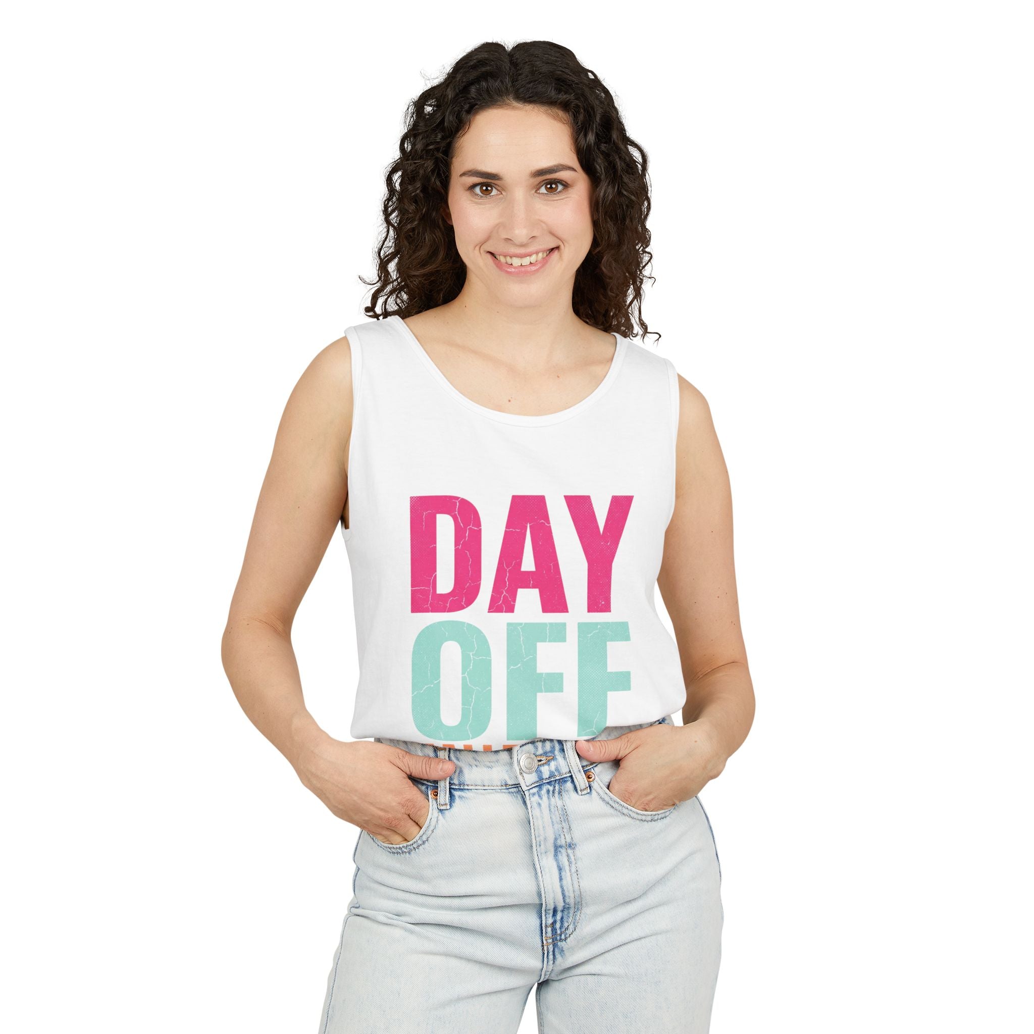 Day Off Hallelujah Tank Top — Funny Relaxation Vacation Shirt
