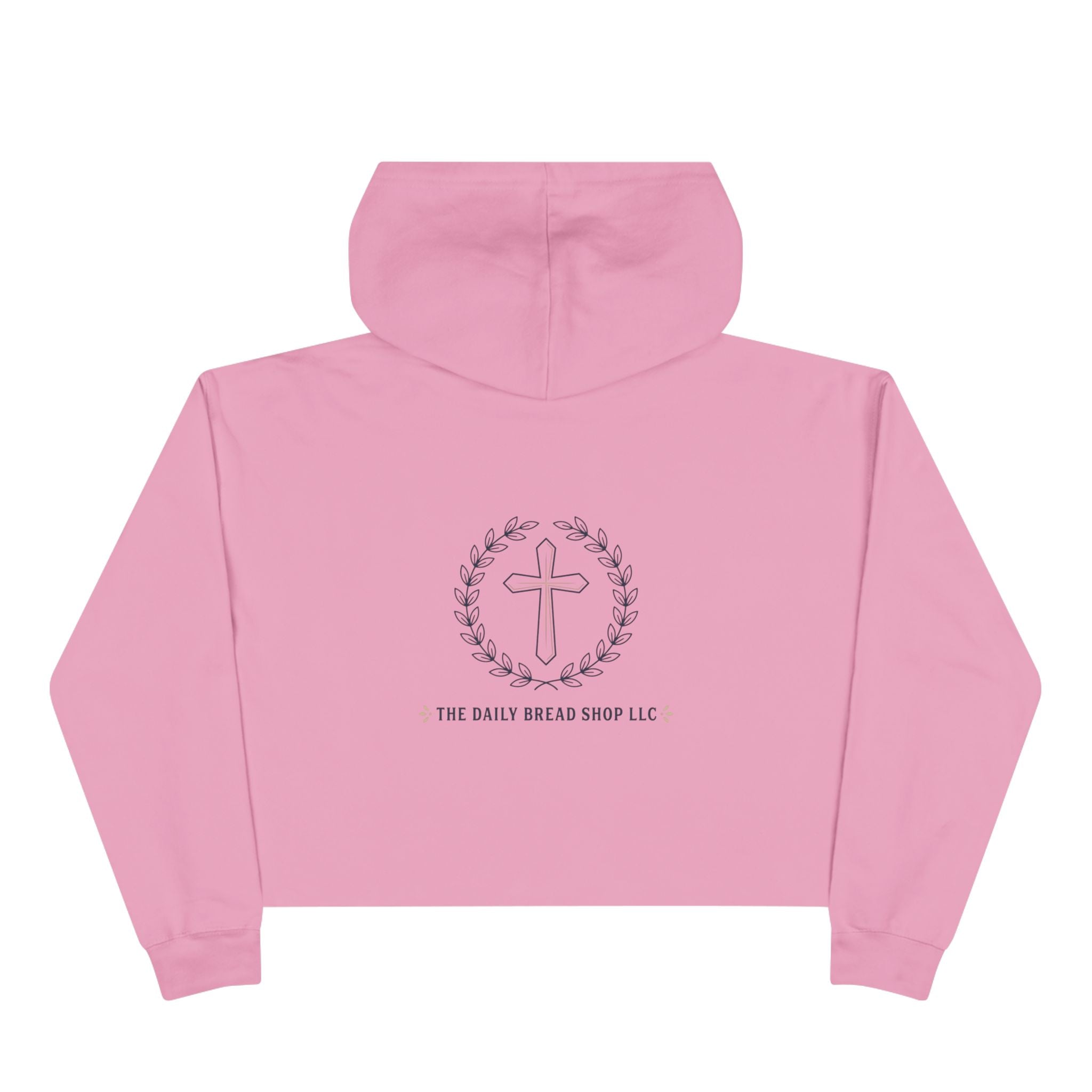 Christian Crop Hoodie — “God Don't Play Bout Me” Faith Graphic Cropped Hoodie