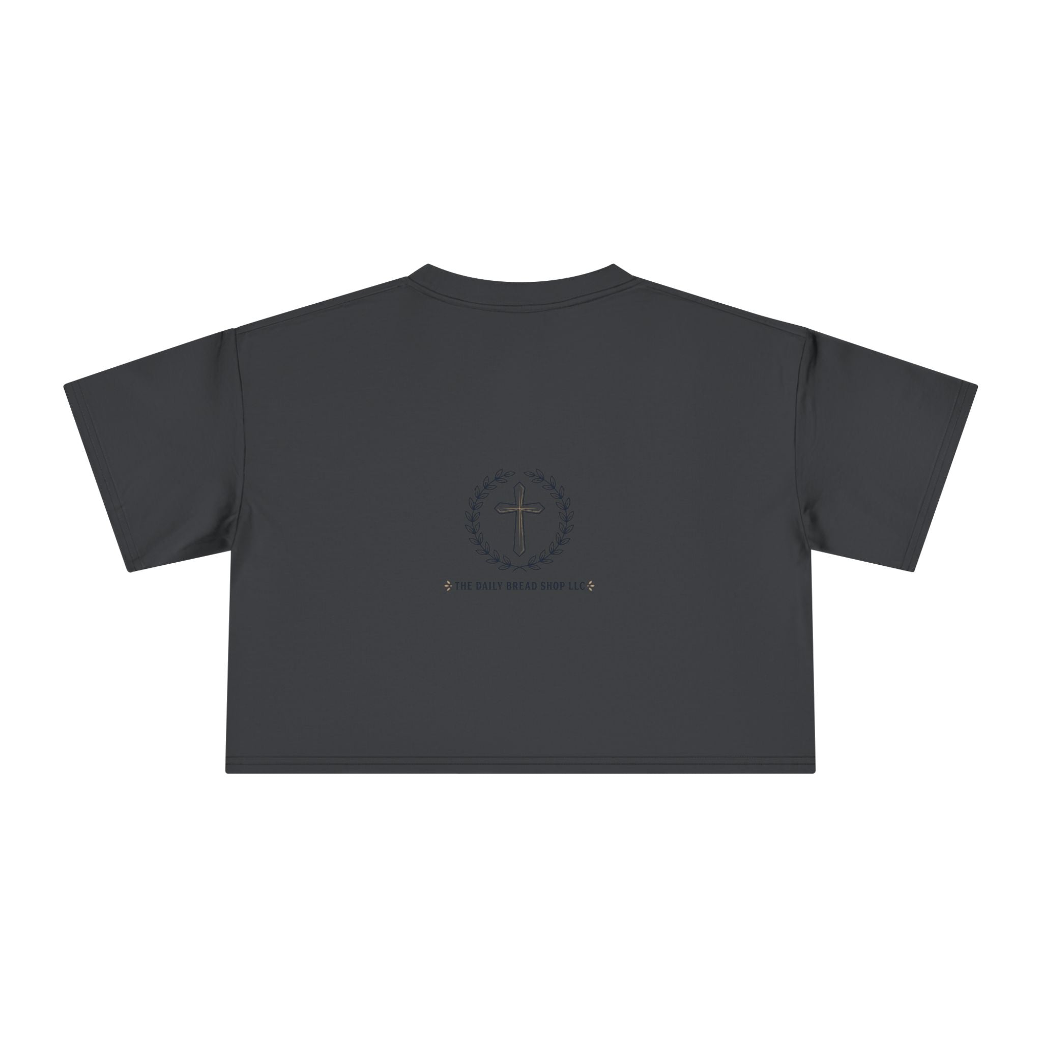 Loved Crop Tee — Christian Faith Message Women’s Cropped Shirt