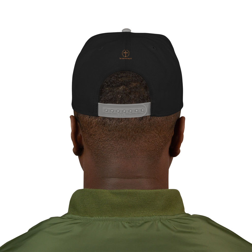 Embroidered "Alpha and Omega" Snapback Hat - Streetwear Trucker Cap