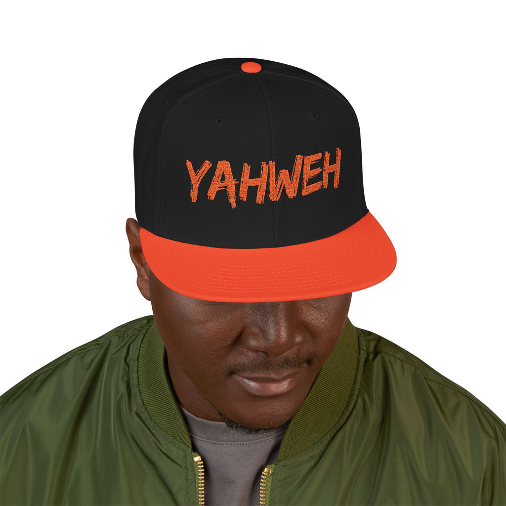 Embroidered "Yahweh" Snapback Hat - Streetwear Christian Cap