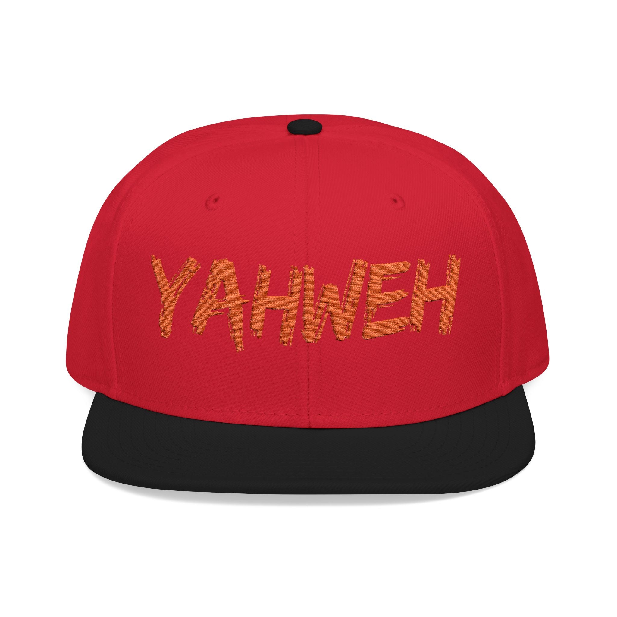 Embroidered "Yahweh" Snapback Hat - Streetwear Christian Cap