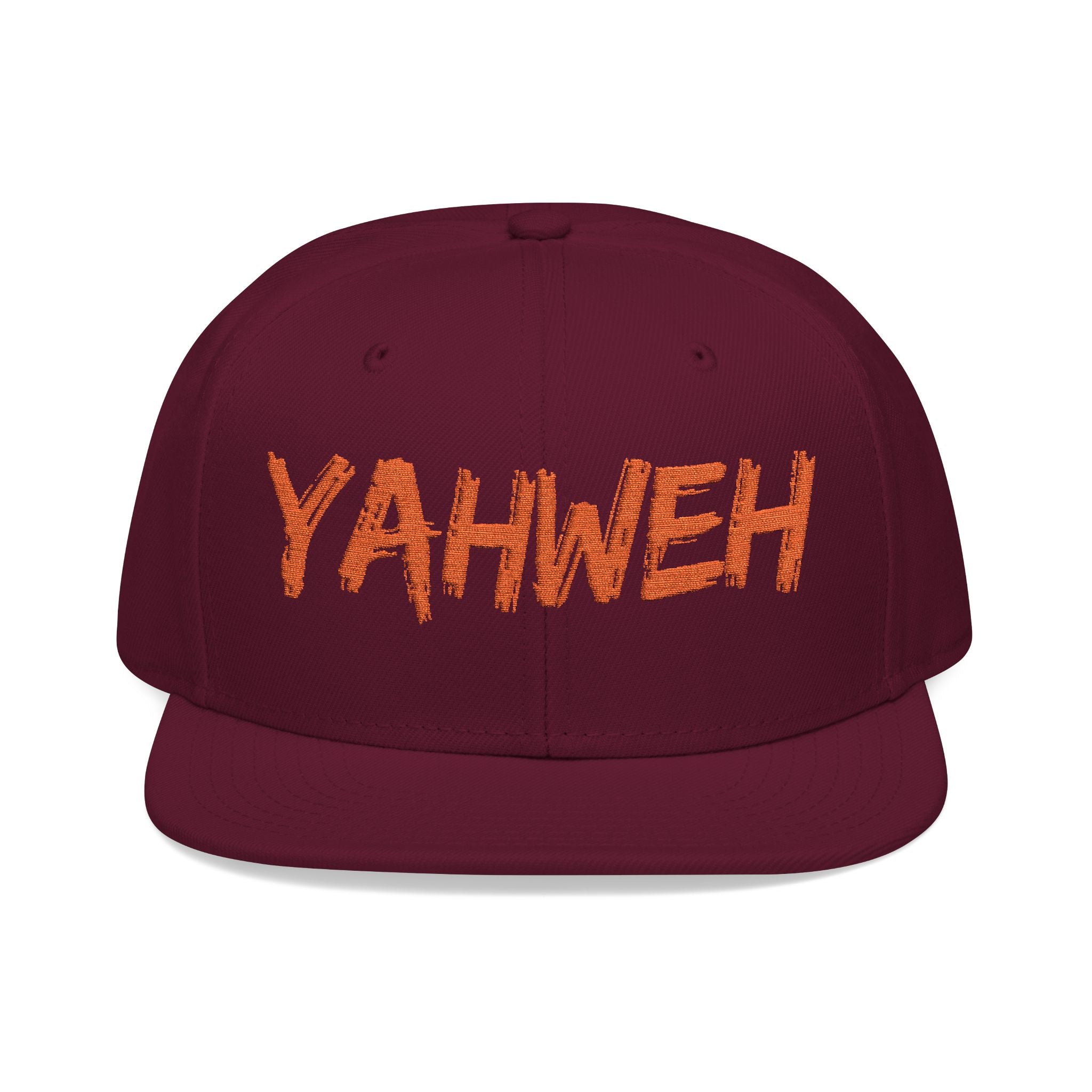 Embroidered "Yahweh" Snapback Hat - Streetwear Christian Cap