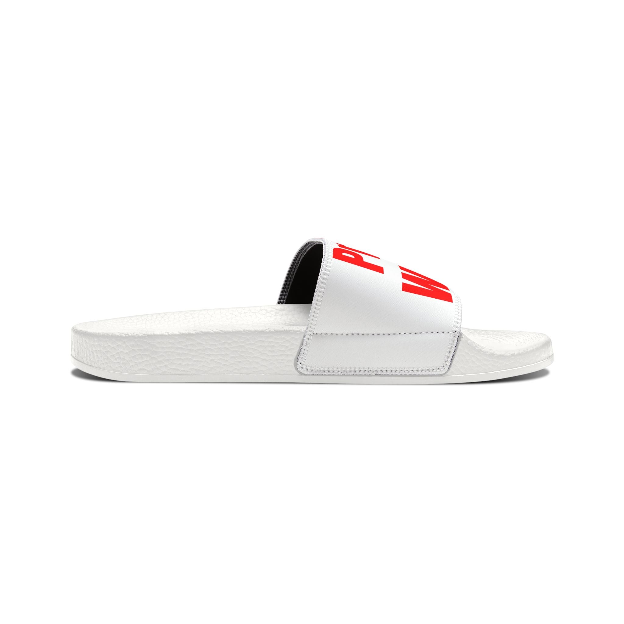 Prayer Warrior Slide Sandals for Men — Removable Strap Casual Beach & Pool Slides