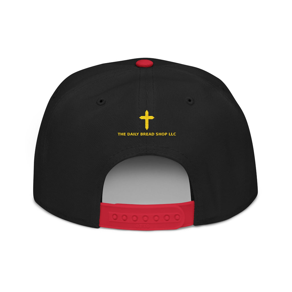 Embroidered Snapback Hat — “As For Me And My House, We Will Serve the Lord” Streetwear Cap