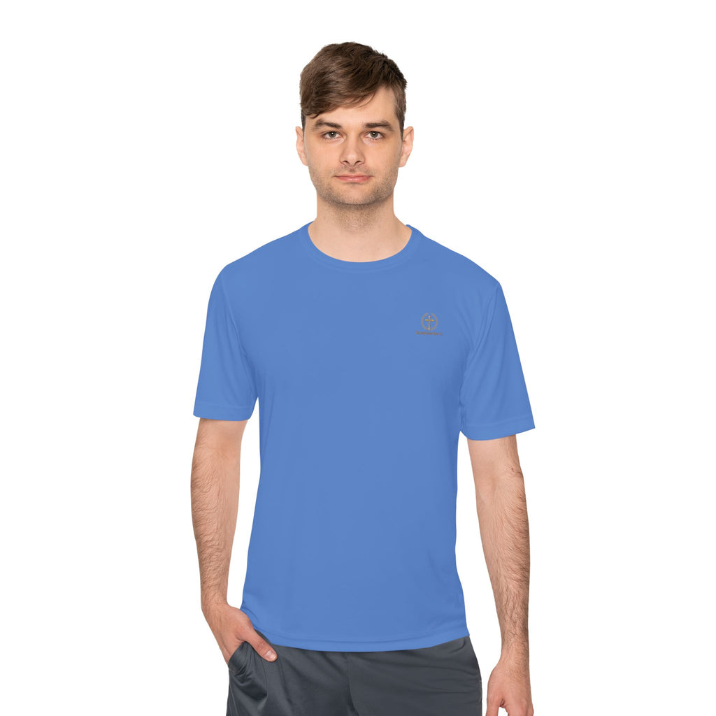 Faith Graphic Tee — “Walk By Faith Not By Sight” Moisture-Wicking Shirt