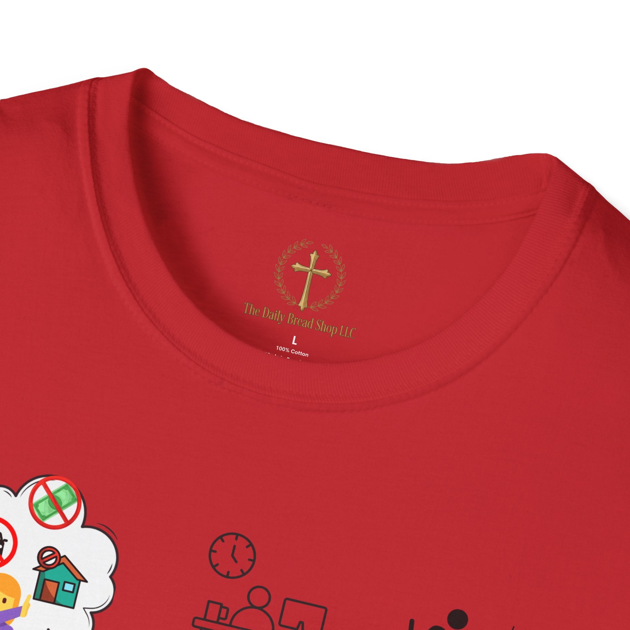Christian Inspirational T-Shirt — Colossians 3:5 Faith Message