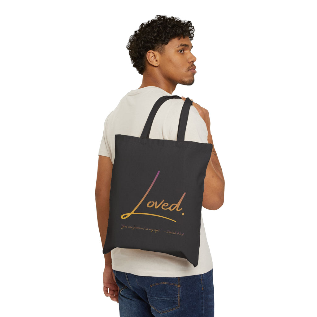 Loved. Canvas Tote Bag  for Gifts & Everyday