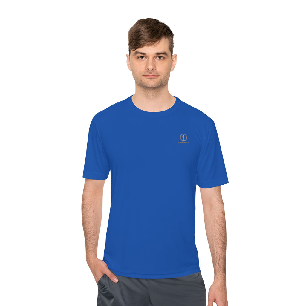 Faith Graphic Tee — “Walk By Faith Not By Sight” Moisture-Wicking Shirt