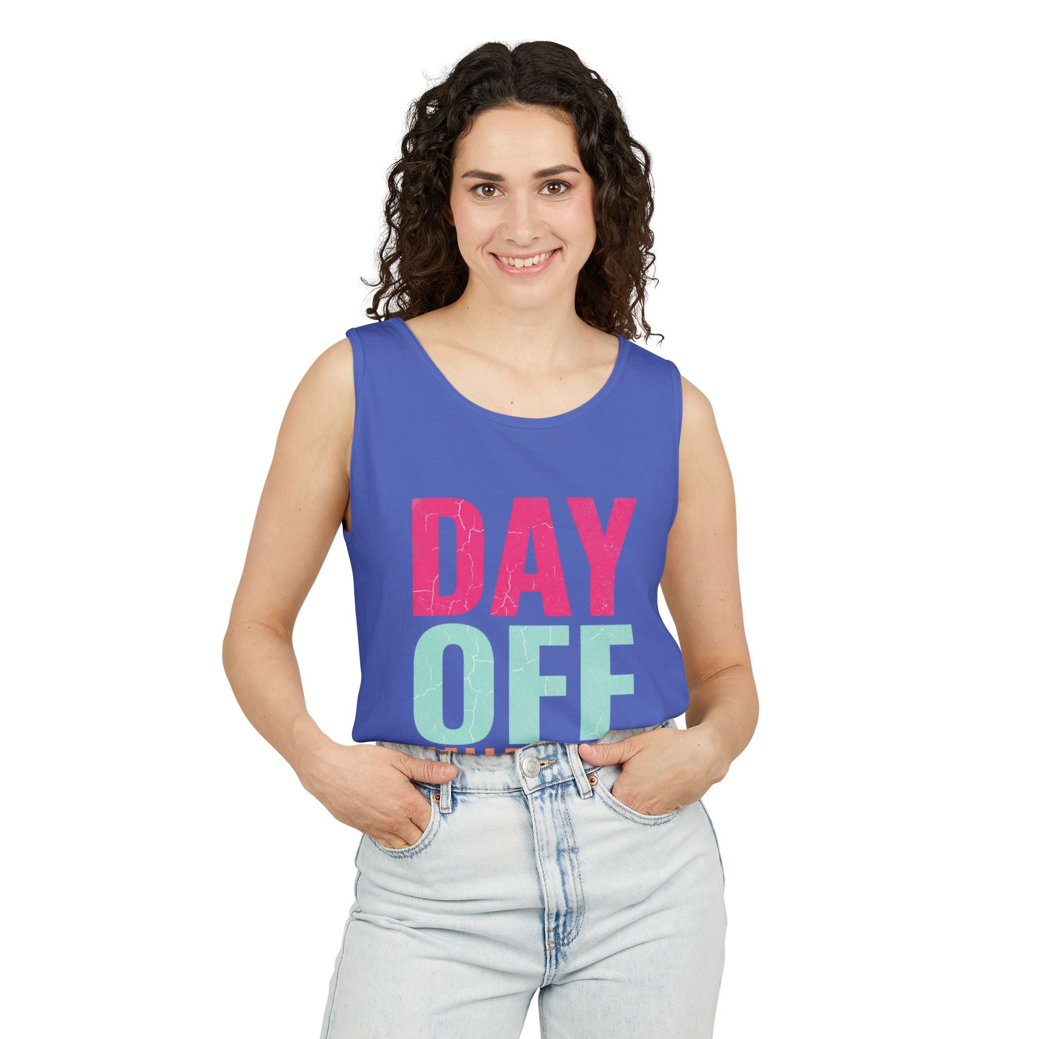 Day Off Hallelujah Tank Top — Funny Relaxation Vacation Shirt