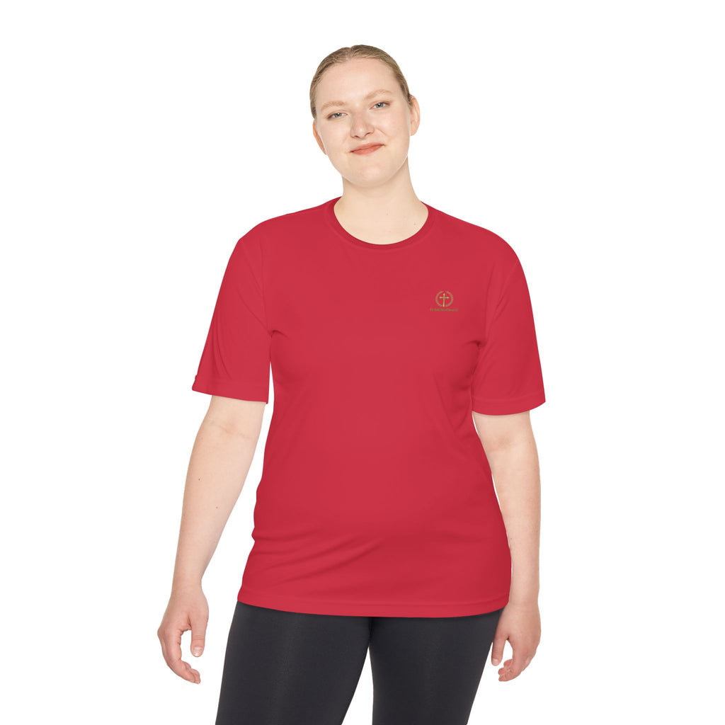Faith Graphic Tee — “Walk By Faith Not By Sight” Moisture-Wicking Shirt