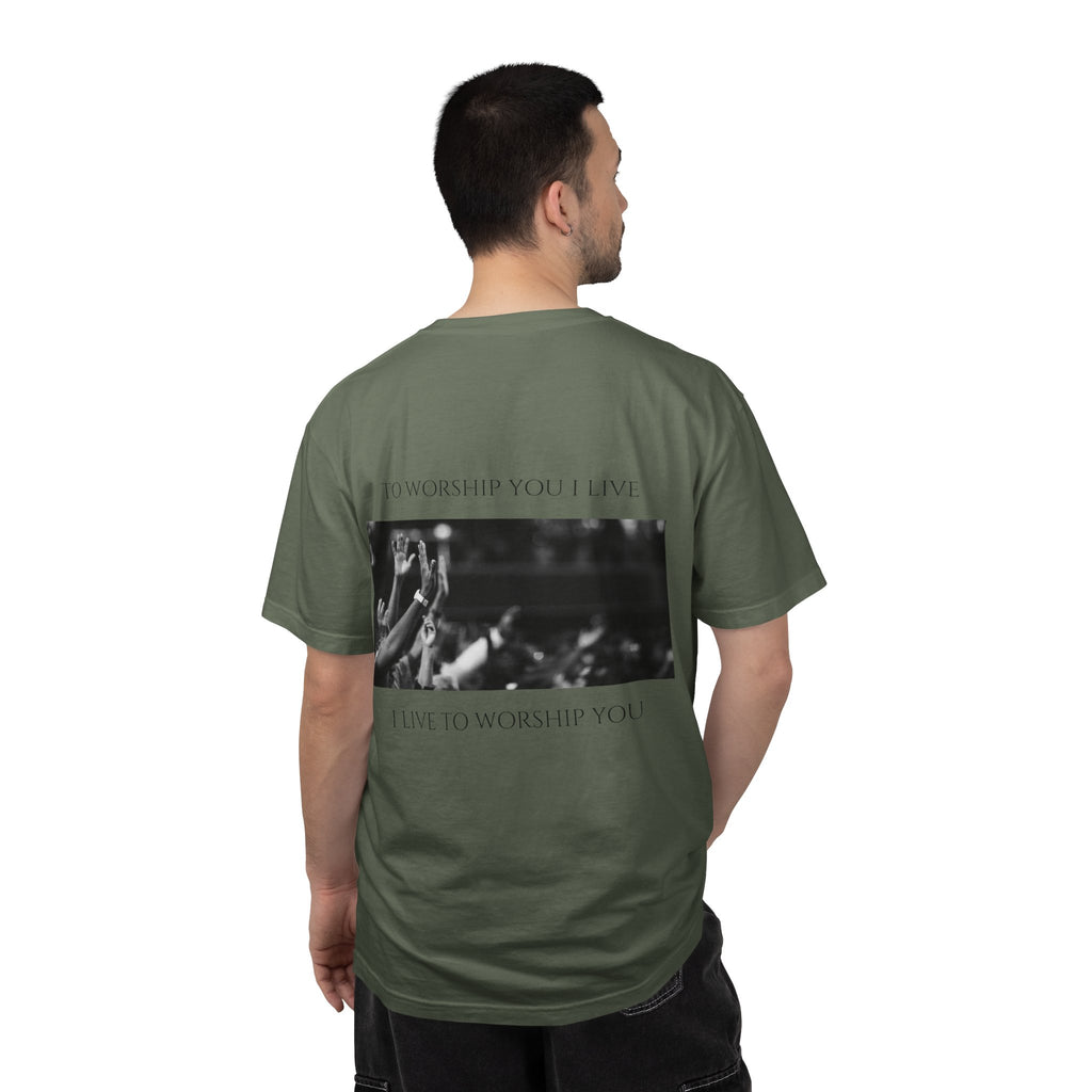 Worship Together T-Shirt — "To Worship You I Live" Graphic Tee